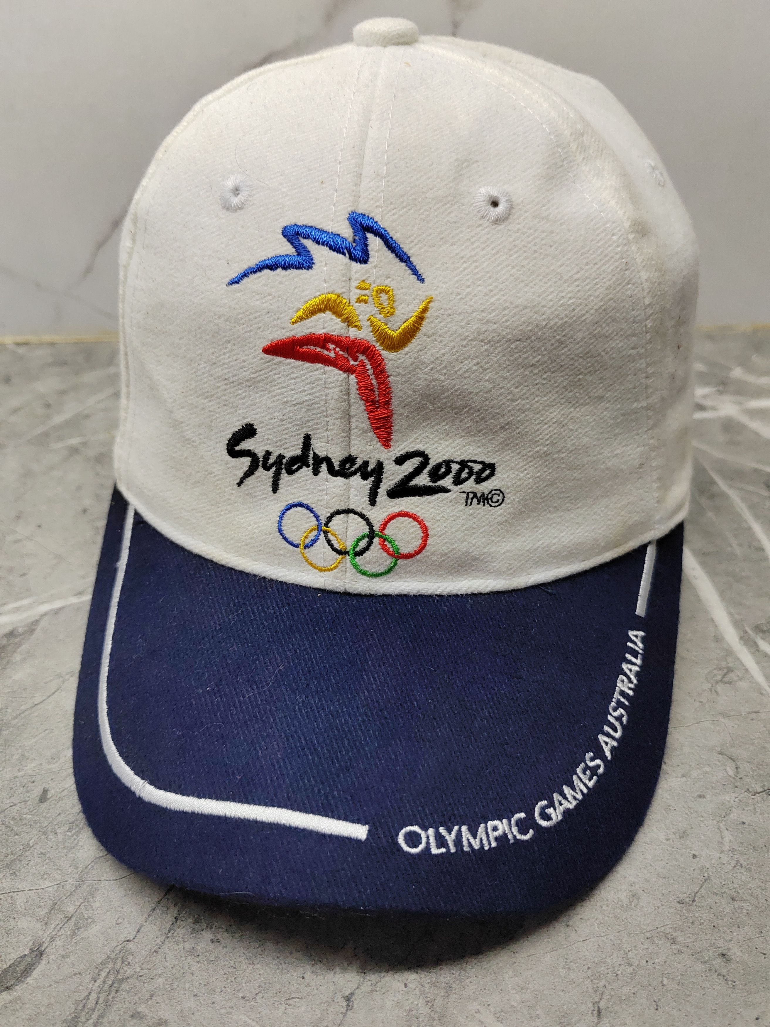 USA Olympics Vintage Olympic Sydney 2000 Cap Hat Size ONE SIZE - 1 Thumbnail