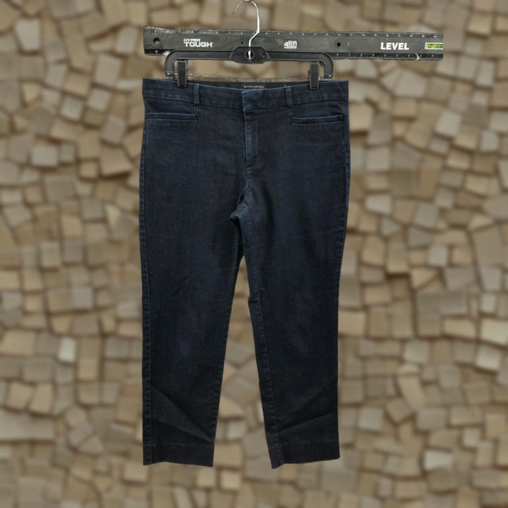 Banana Republic Banana Republic Sloan Jeans Size 10 Womens Mid Rise Dark Wash Blue Denim Size 32" / US 10 / IT 46 - 1 Thumbnail