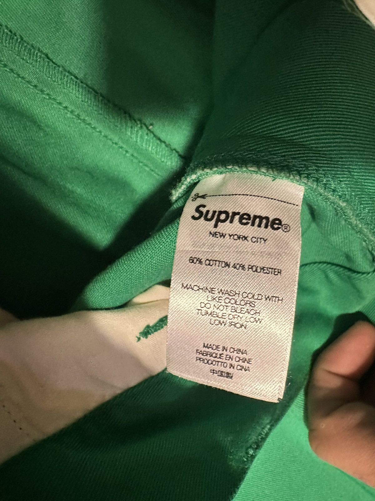 Supreme Supreme Work Pant ‘Green’ Size US 36 / EU 52 - 6 Thumbnail