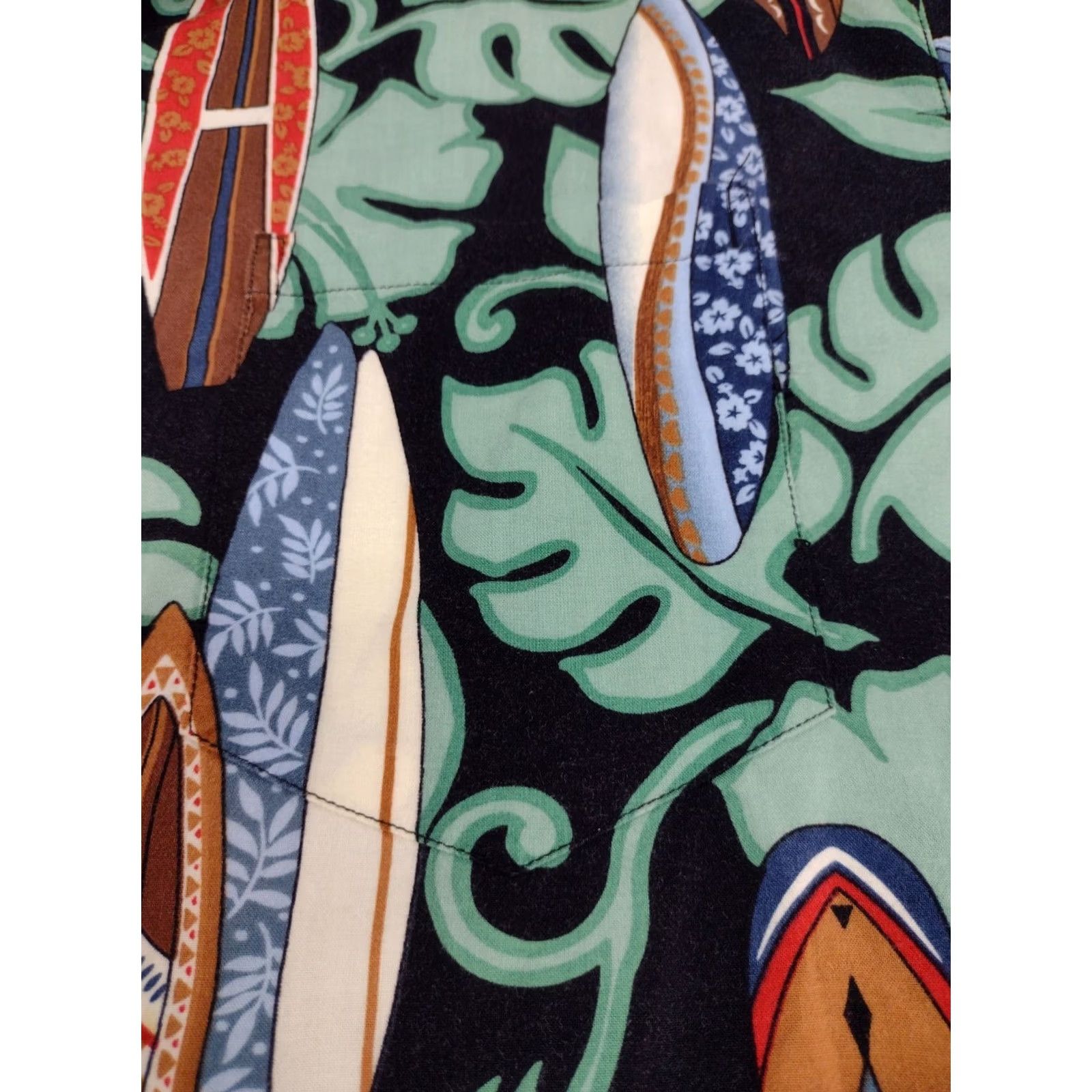 Hilo Hattie Hilo Hattie Shirt XL Multicolor Mens Hawaiian Surfboards Short Sleeve Button Down #2452 Size US XL / EU 56 / 4 - 7 Thumbnail