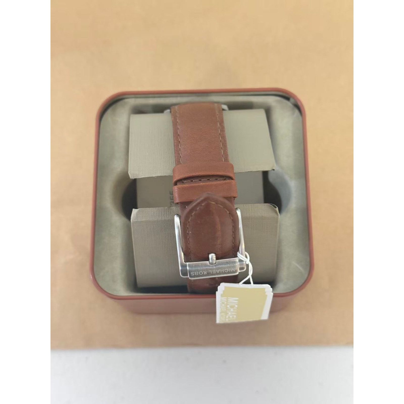 Michael Kors Michael Kors MK8859 Layton Brown Leather Men's Watch Size ONE SIZE - 2 Thumbnail