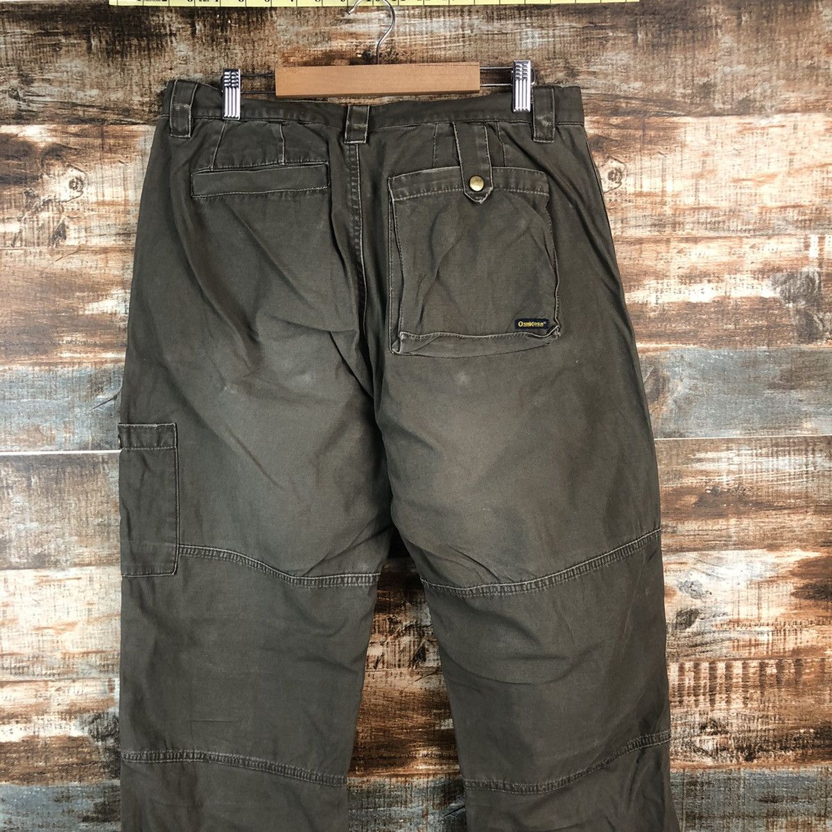 Japanese Brand × Oshkosh DL Oshkosh Green Cargo Multipocket Pants #C670 Size US 30 / EU 46 - 12 Thumbnail