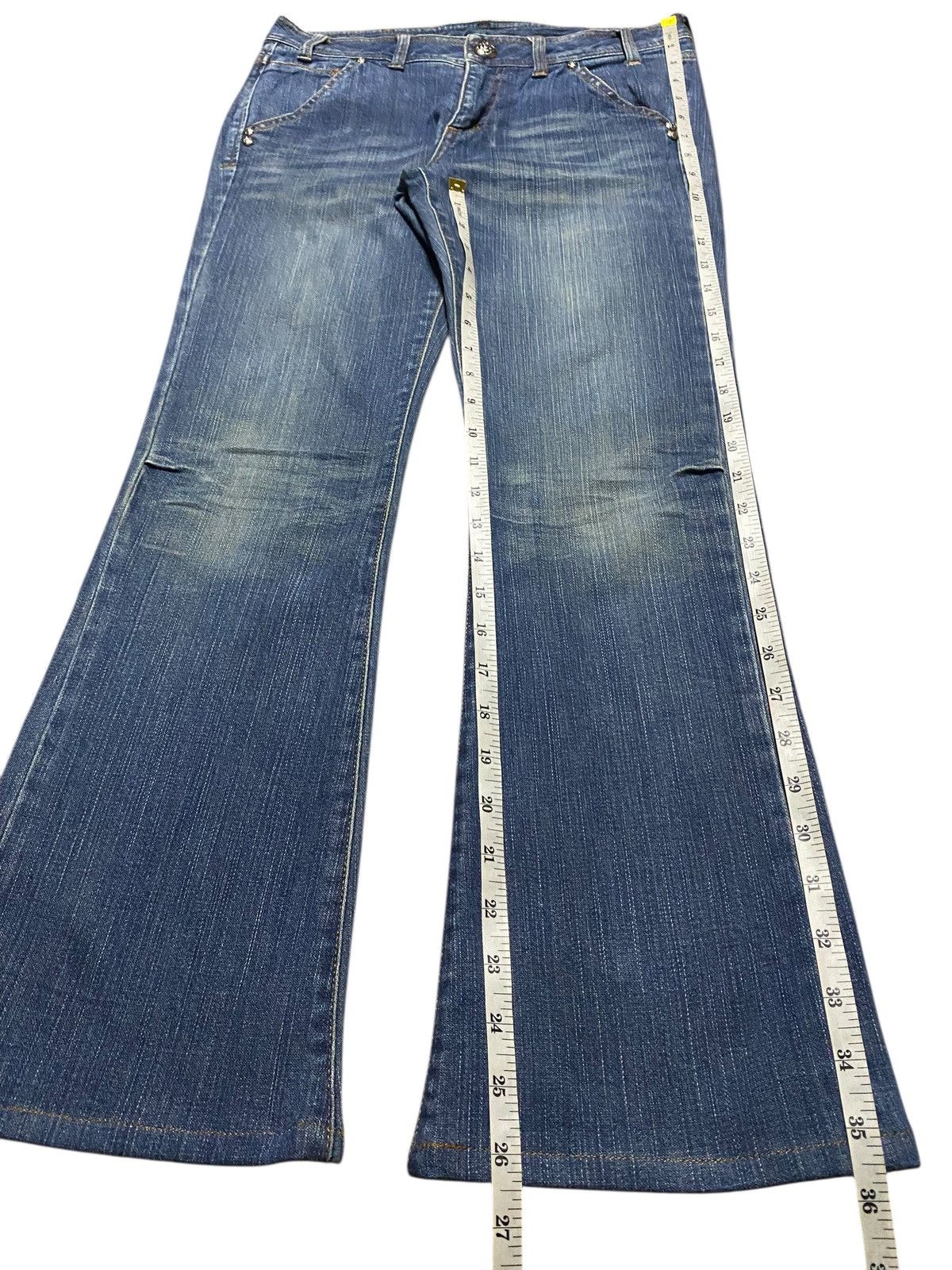 Other Vintage Japan Brand Clathas Flower Button Flare Jeans Size US 30 / EU 46 - 11 Thumbnail