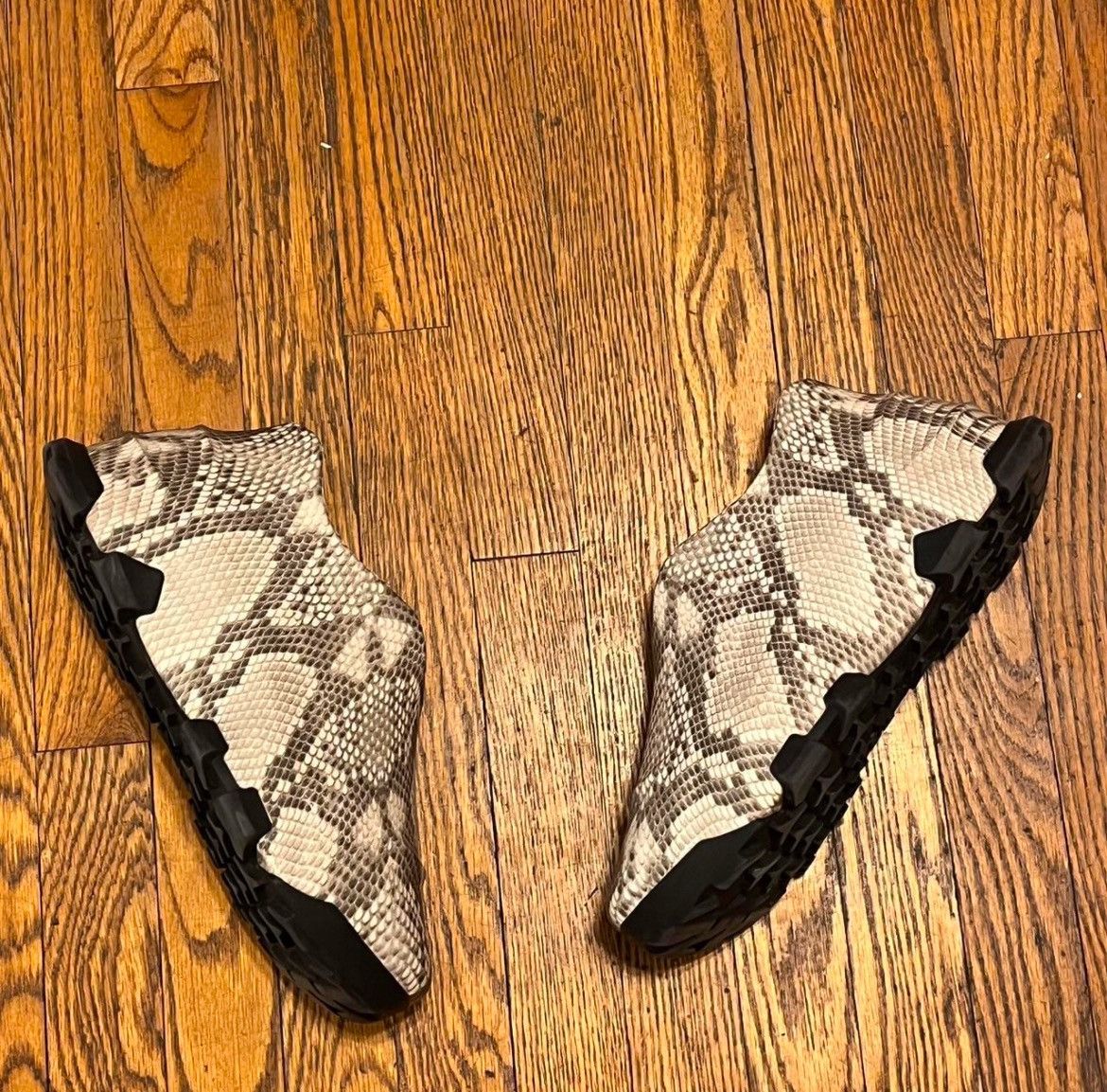 Designer × Givenchy Givenchy Monumental Mallow Snakeskin Rubber Men's Size US 10 / EU 43 - 1 Thumbnail
