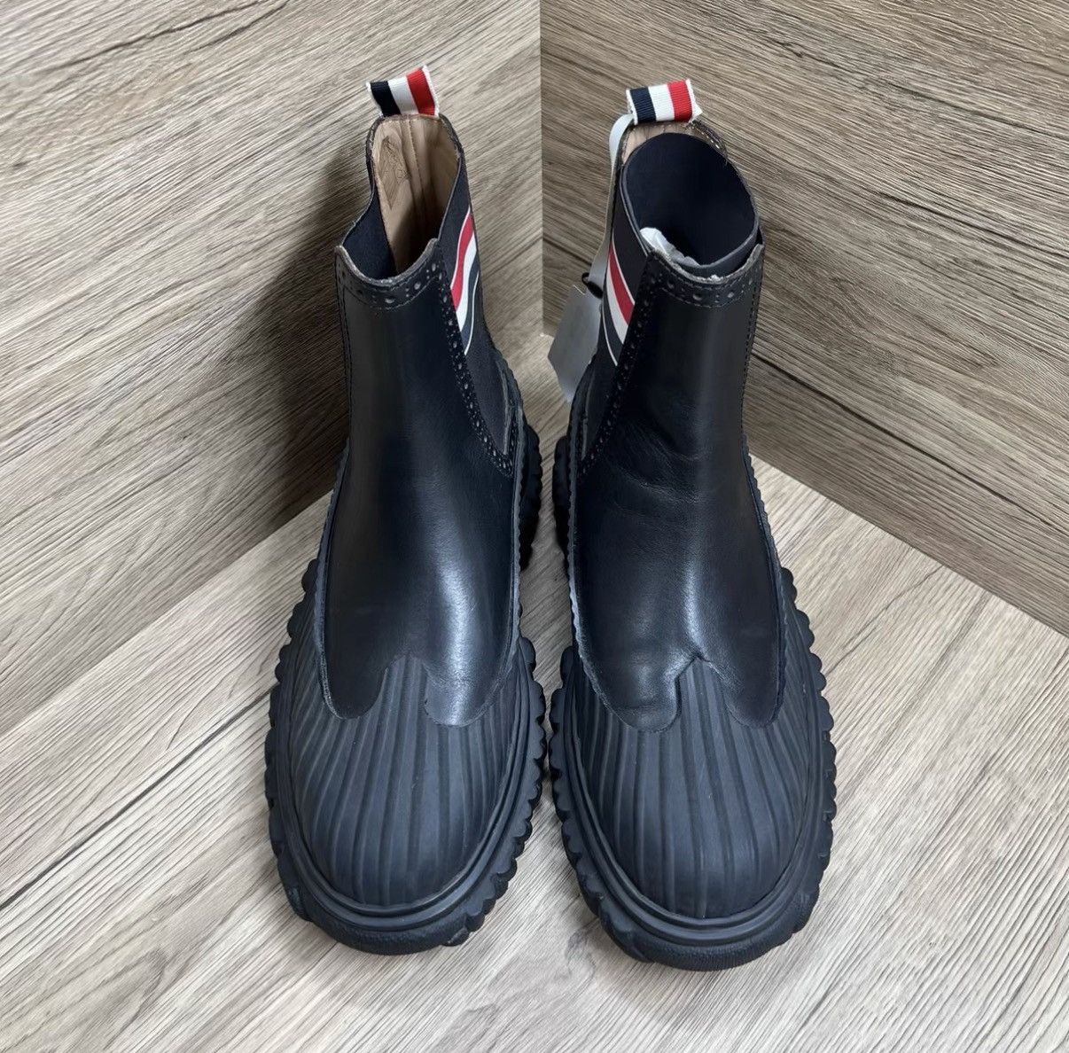 Thom Browne Thom Browne Striped Ankle Boots J41 Size US 6 / IT 36 - 2 Thumbnail