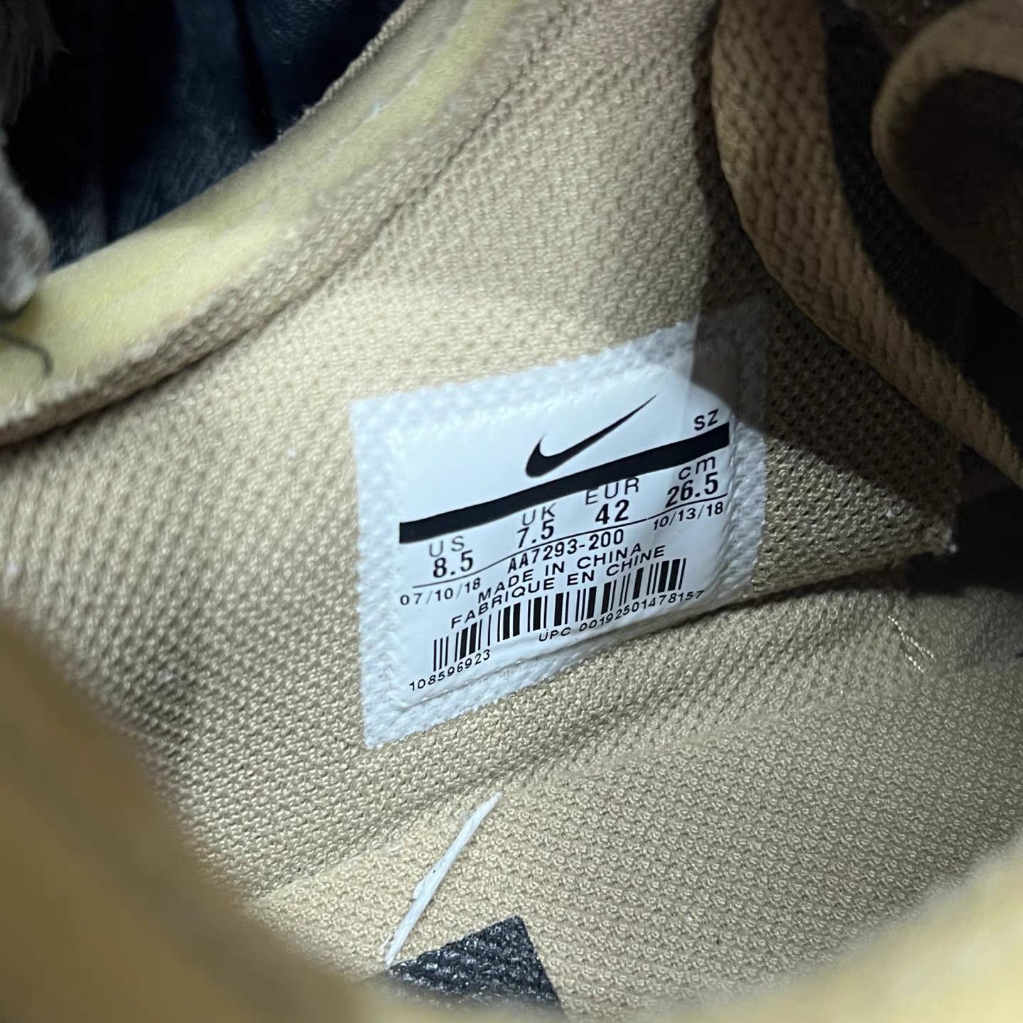 Nike OFF-WHITE × Nike Air Max 90 Desert Ore Sneakers K15 Size US 9 / EU 42 - 7 Thumbnail