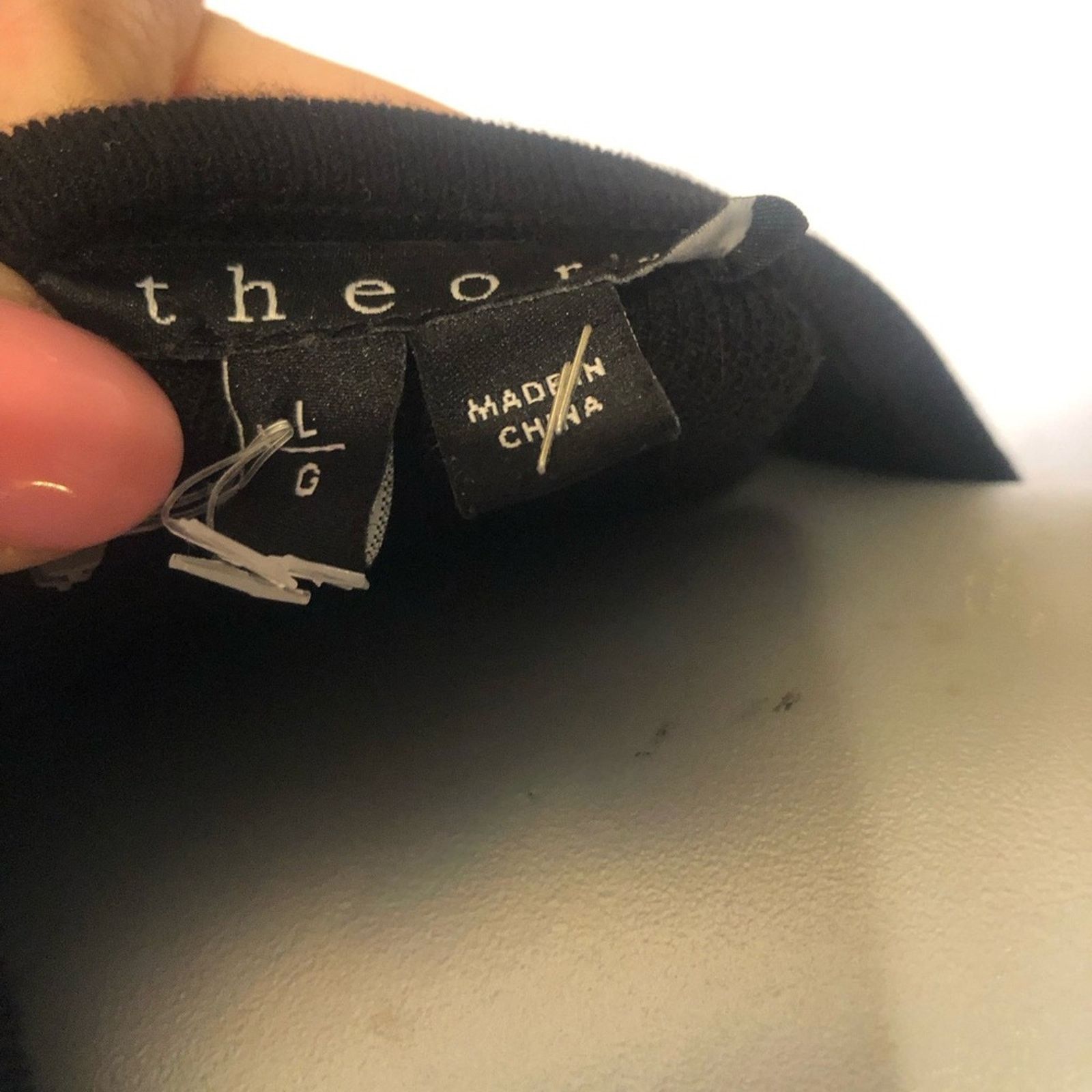 Theory Dress Maxi Theory open circle back. Sleek black size Large Size L / US 10 / IT 46 - 6 Thumbnail