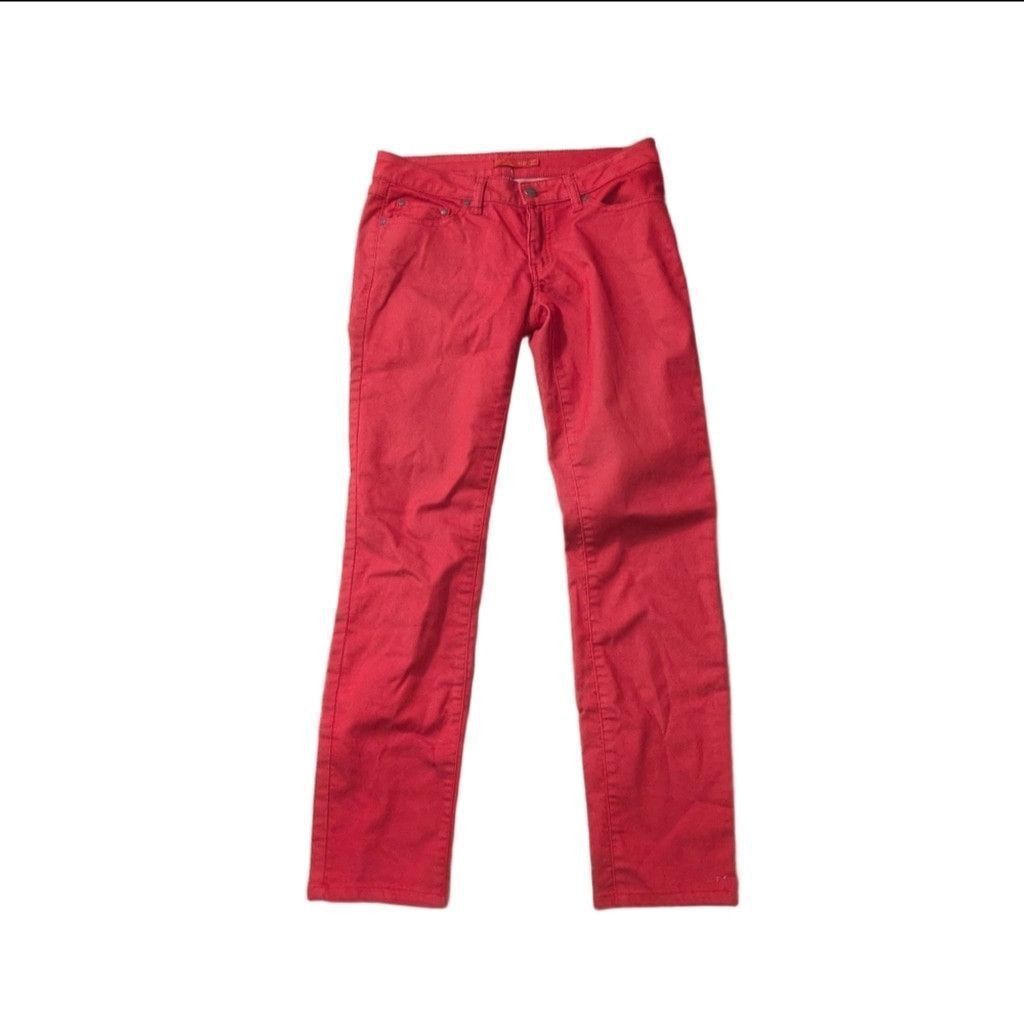 Prana Prana Red Jeans Size 4/27 Size 27" / US 4 / IT 40 - 1 Thumbnail