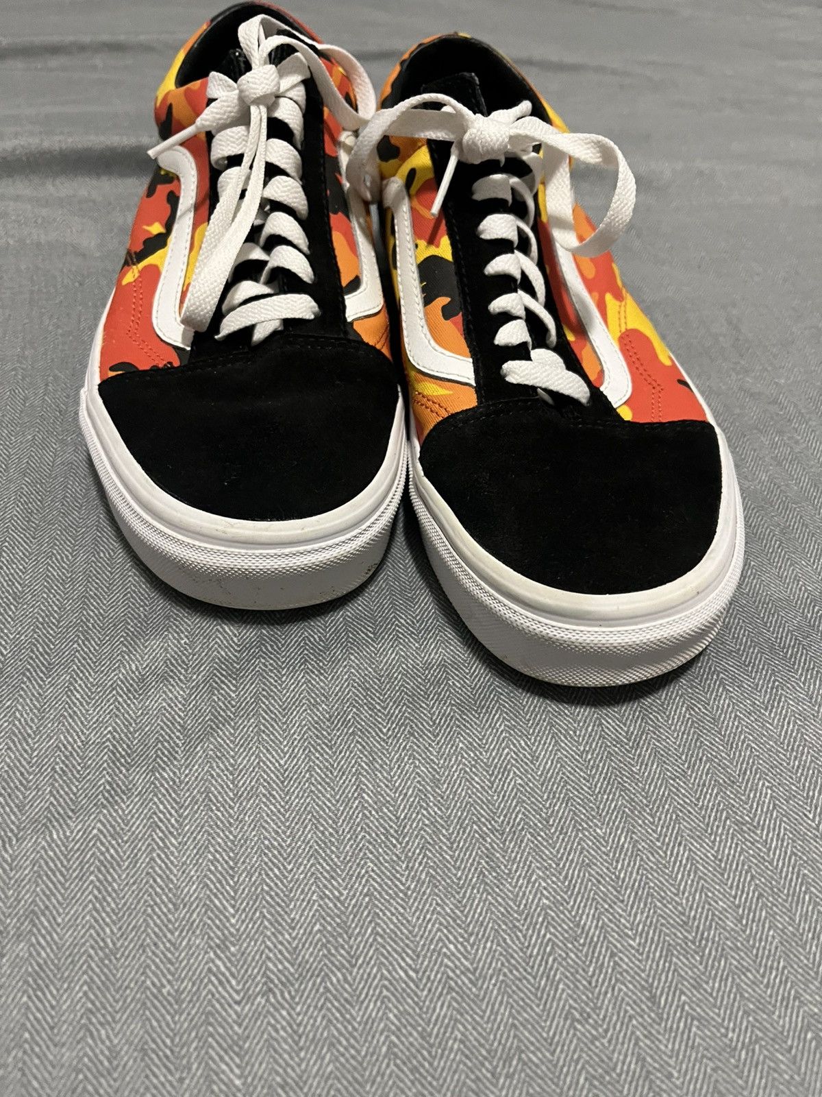 Vans Vans Old Skool Orange Camo Size US 10.5 / EU 43-44 - 4 Thumbnail