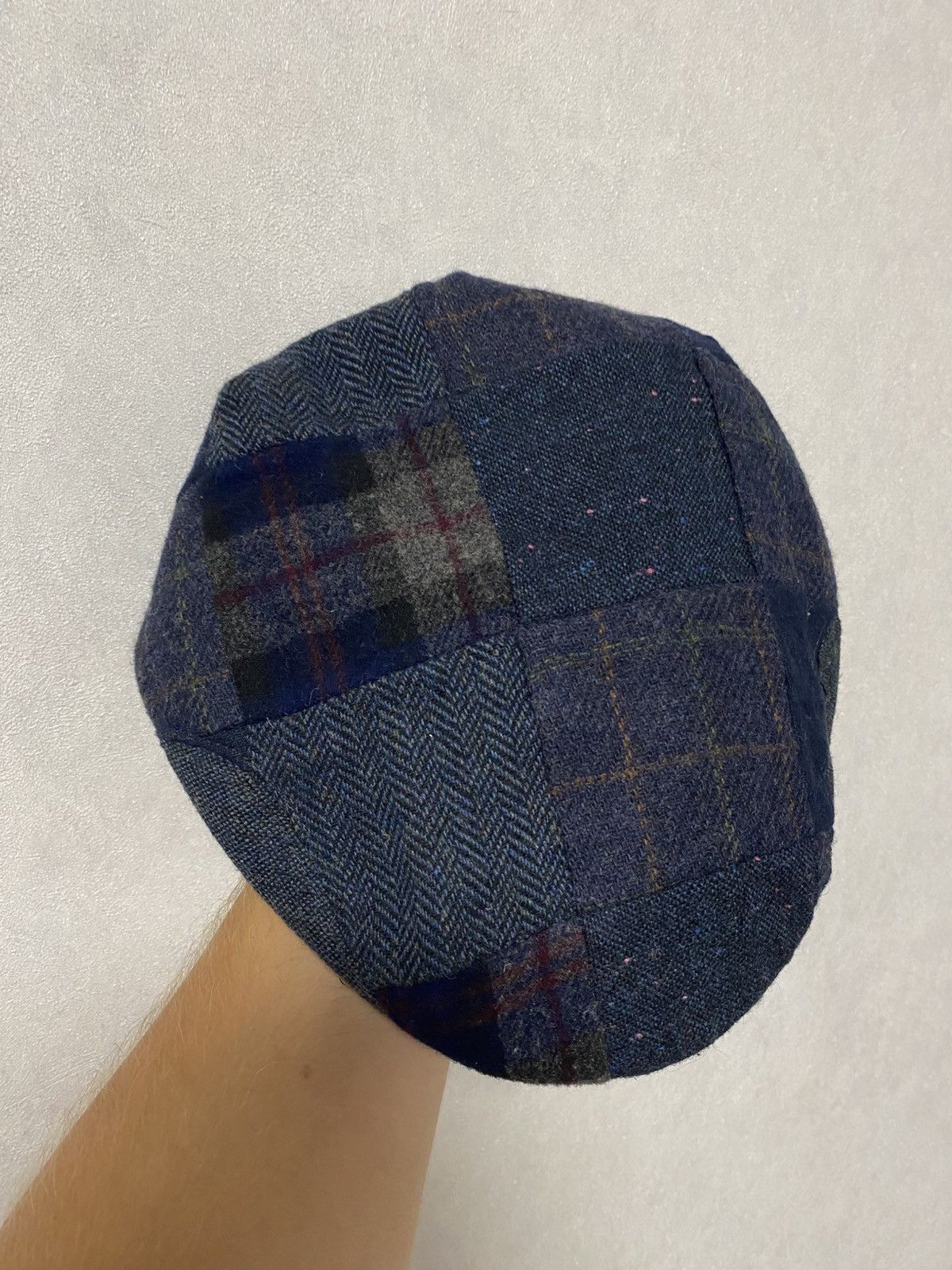 Barbour Barbour Tweed Wool Patchwork Cap Flat Hat Size: L Size ONE SIZE - 1 Thumbnail