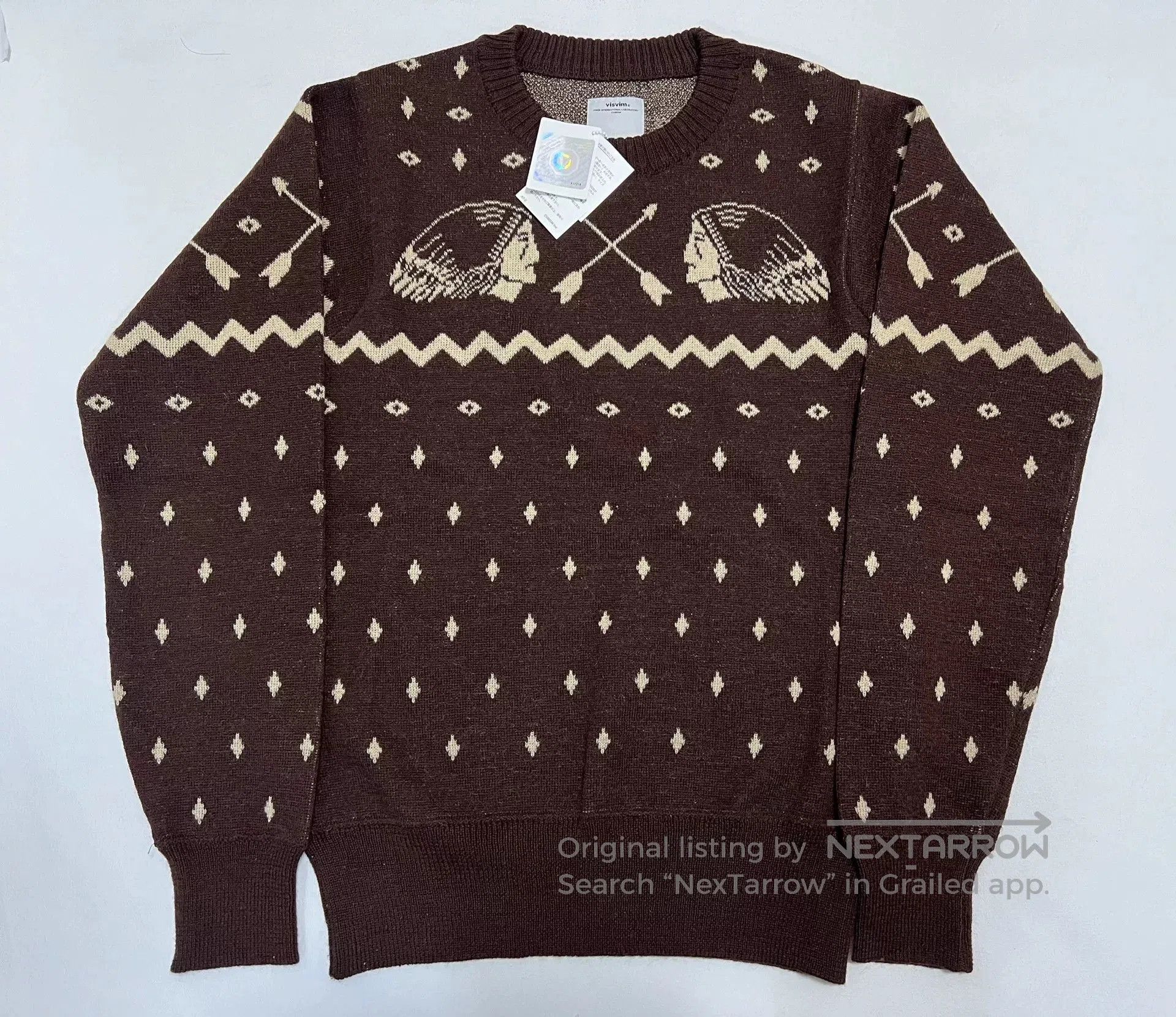 Visvim visvim 17AW VNTG Native Jacquard Knit. Size US M / EU 48-50 / 2 - 1 Thumbnail