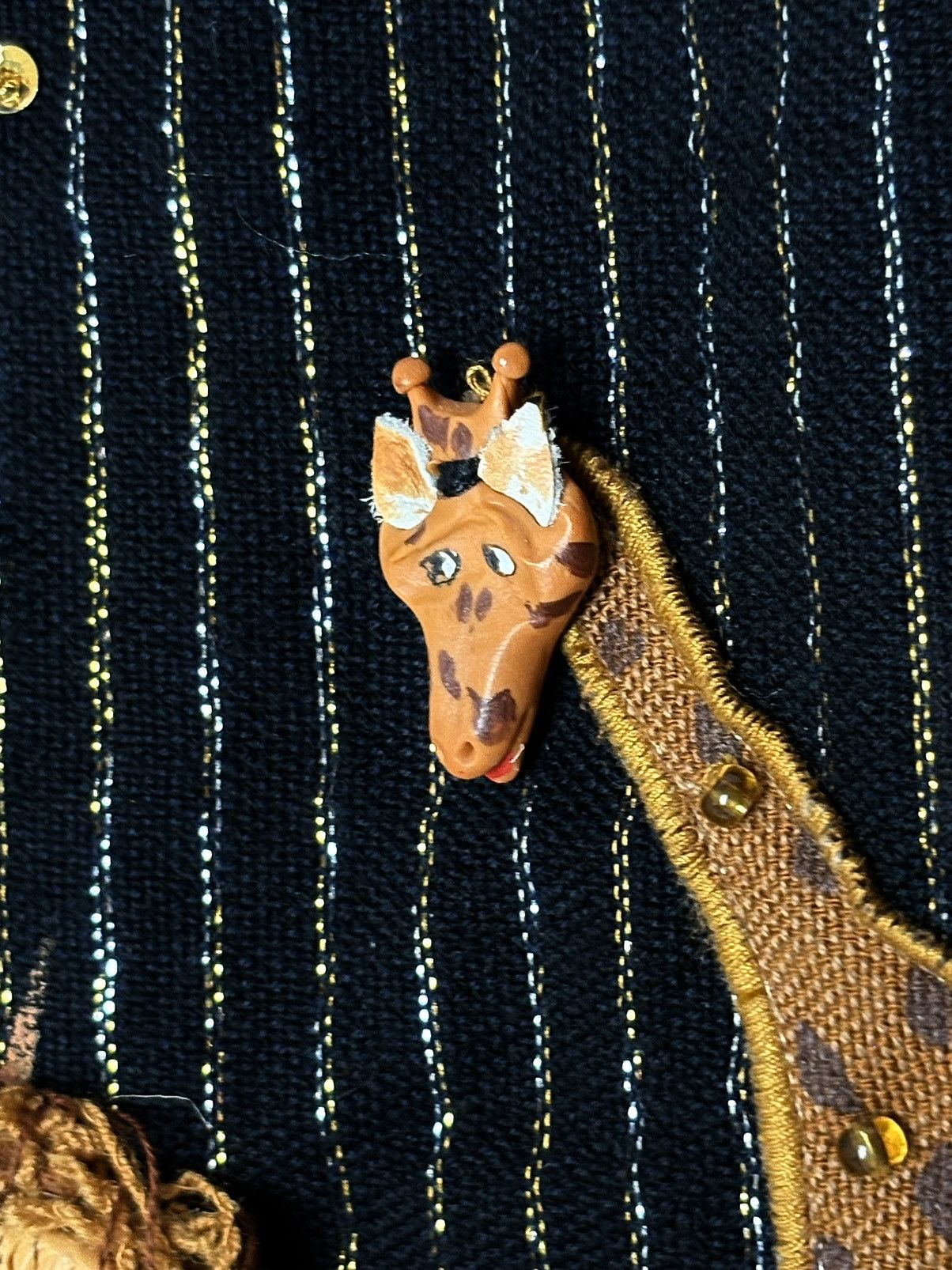 Japanese Brand Crystal Handwoven Clay Animal Vest Size US S / EU 44-46 / 1 - 8 Thumbnail
