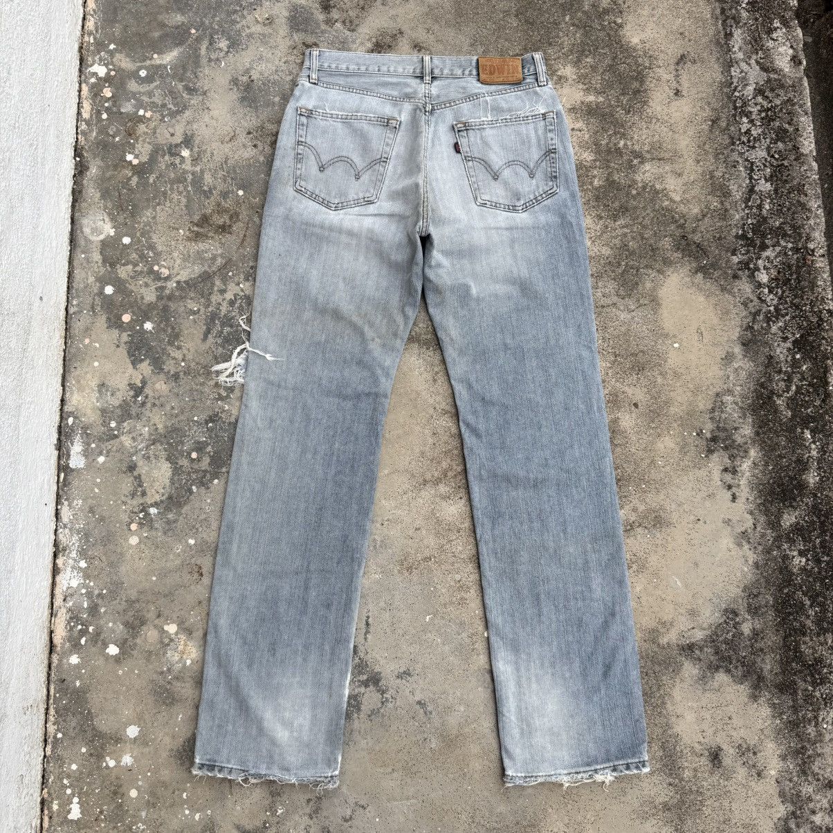 Edwin × Vintage VINTAGE EDWIN FADED RIPPEP JEAN DENIM PANTS Size US 32 / EU 48 - 9 Thumbnail