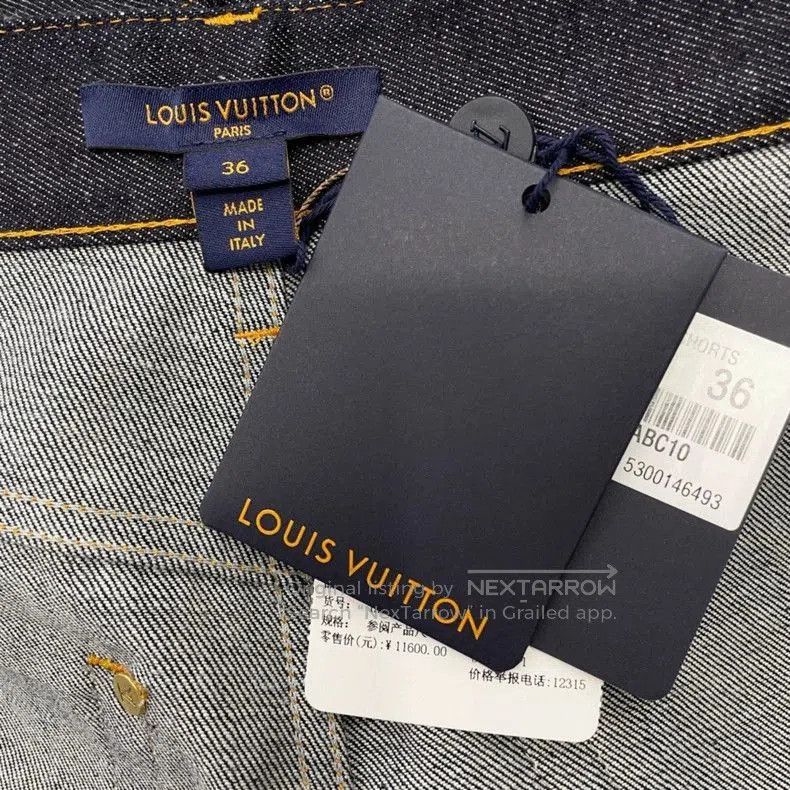 Louis Vuitton Louis Vuitton Blue Denim Shorts. Size US 36 / EU 52 - 5 Thumbnail