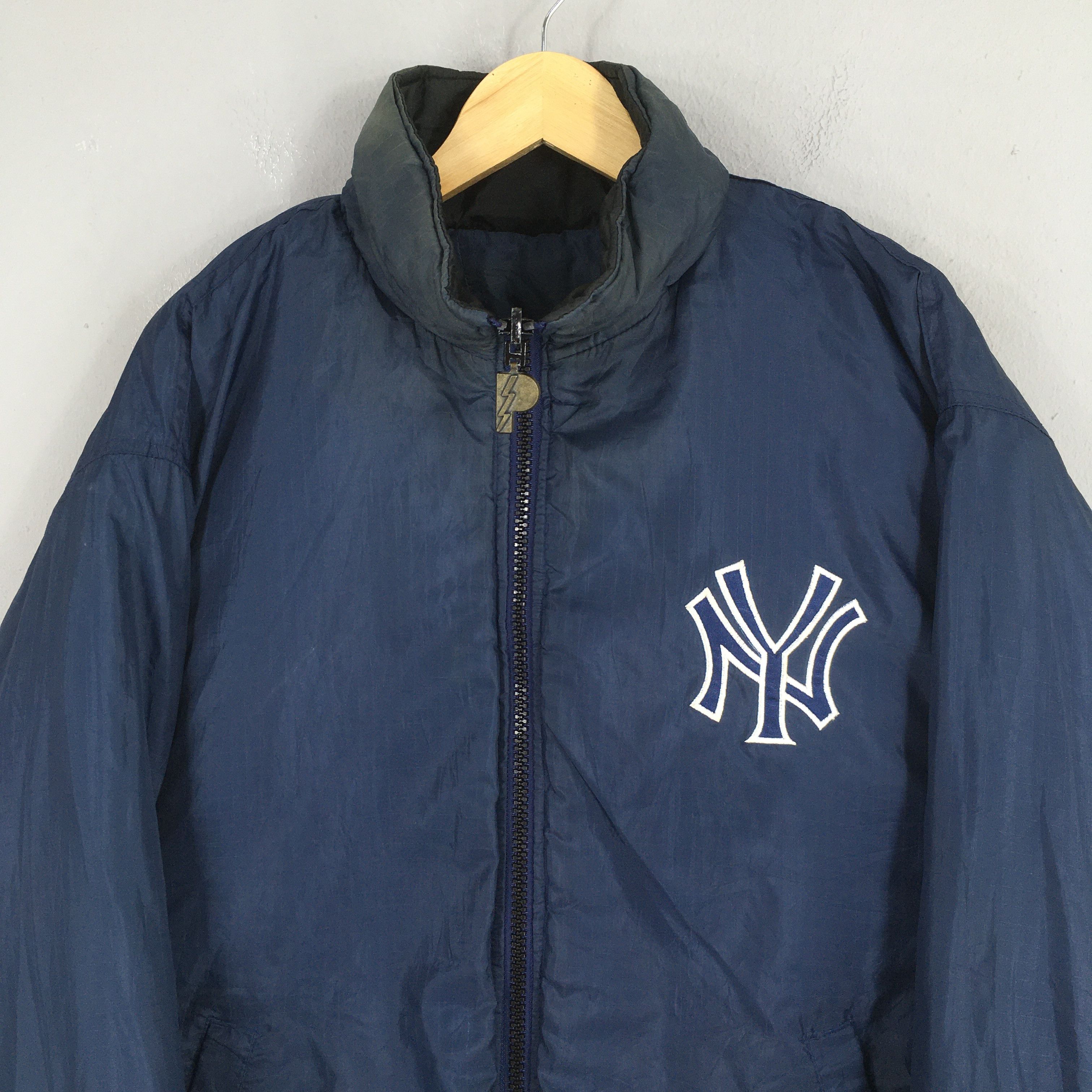 MLB Vintage 90s New York Yankees MLB Varsity Jacket Medium Size US M / EU 48-50 / 2 - 10 Thumbnail