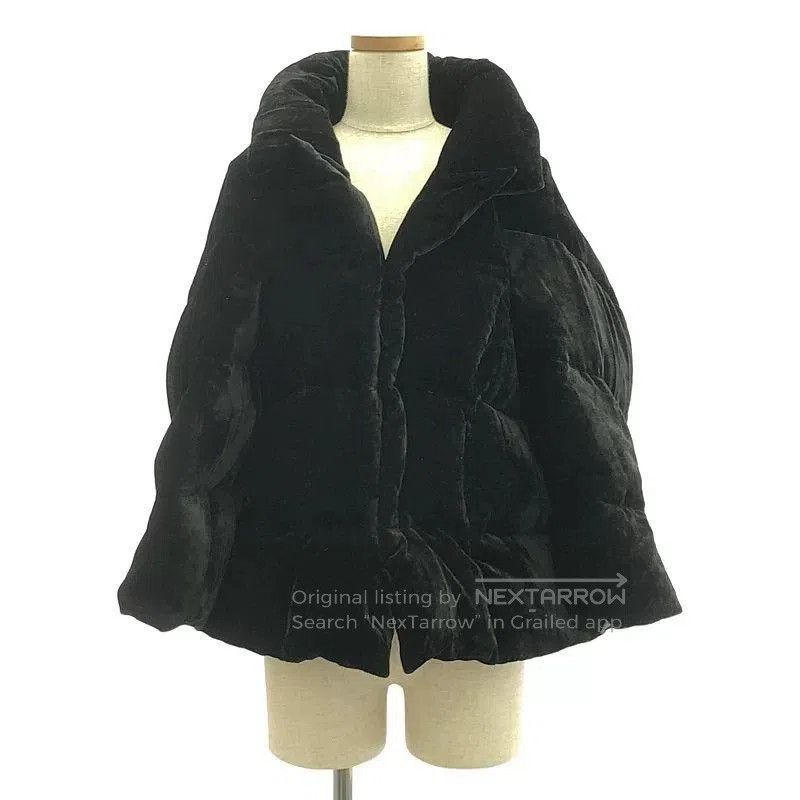 Junya Watanabe Junya Watanabe Black Velvet Cape Coat. Size S / US 4 / IT 40 - 2 Thumbnail
