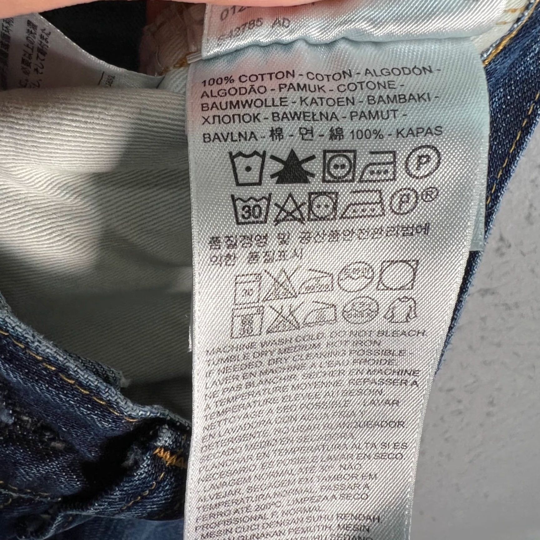 Levi's Levi'S 501 XX Jeans 32 x 30 Blue Denim Distressed Straight Mens Regular Size Type: Jeans Size US 32 / EU 48 - 4 Thumbnail