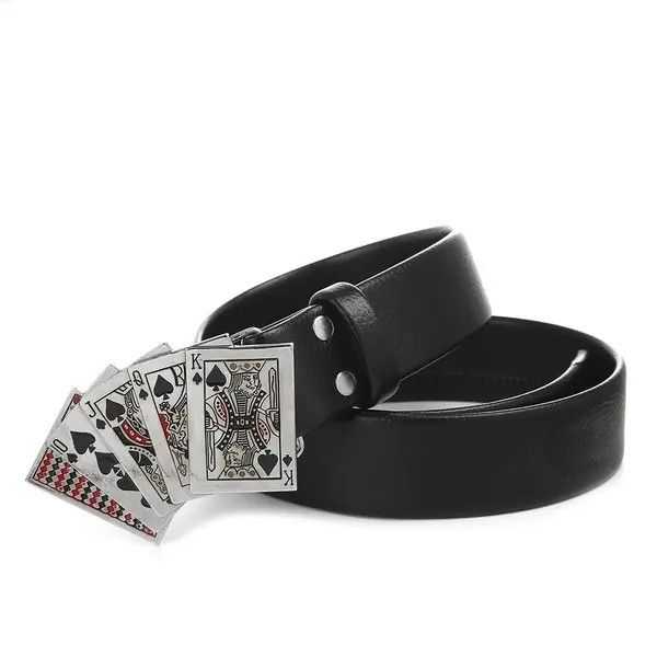 VIBE straight flush poker PU leather belt Size ONE SIZE - 4 Thumbnail