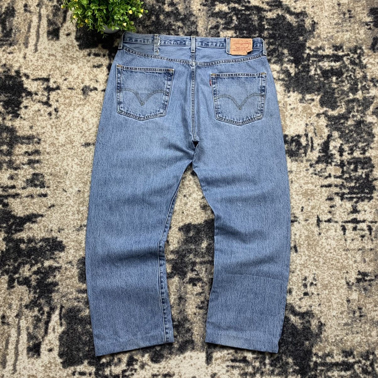 Levi's VINTAGE Y2K 501 LEVIS BAGGY FIT DISTRESSED DENIM JEANS