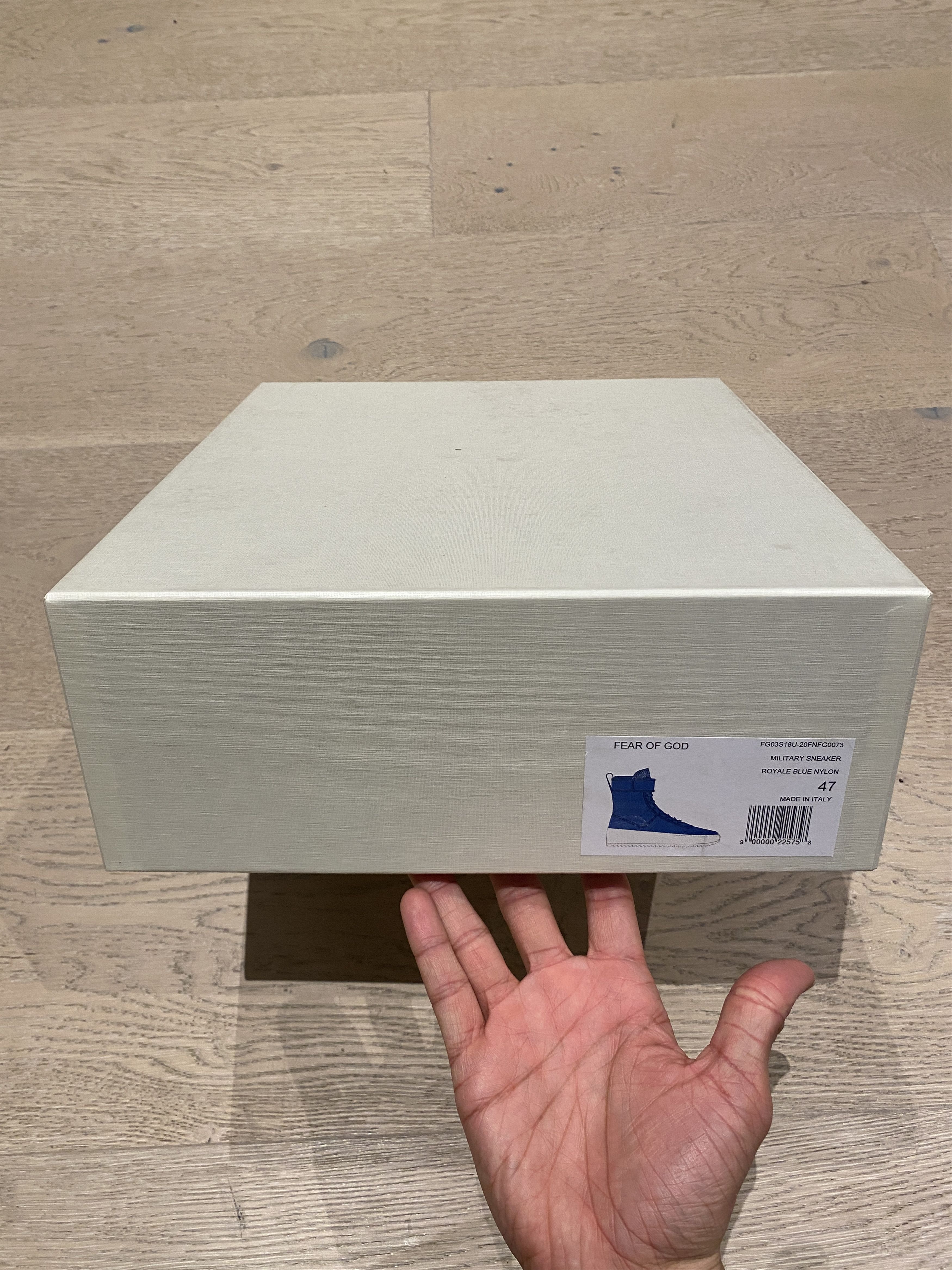 Fear of God $1195 FEAR OF GOD Royale Blue Nylon Military Sneaker High Size US 14 / EU 47 - 8 Thumbnail