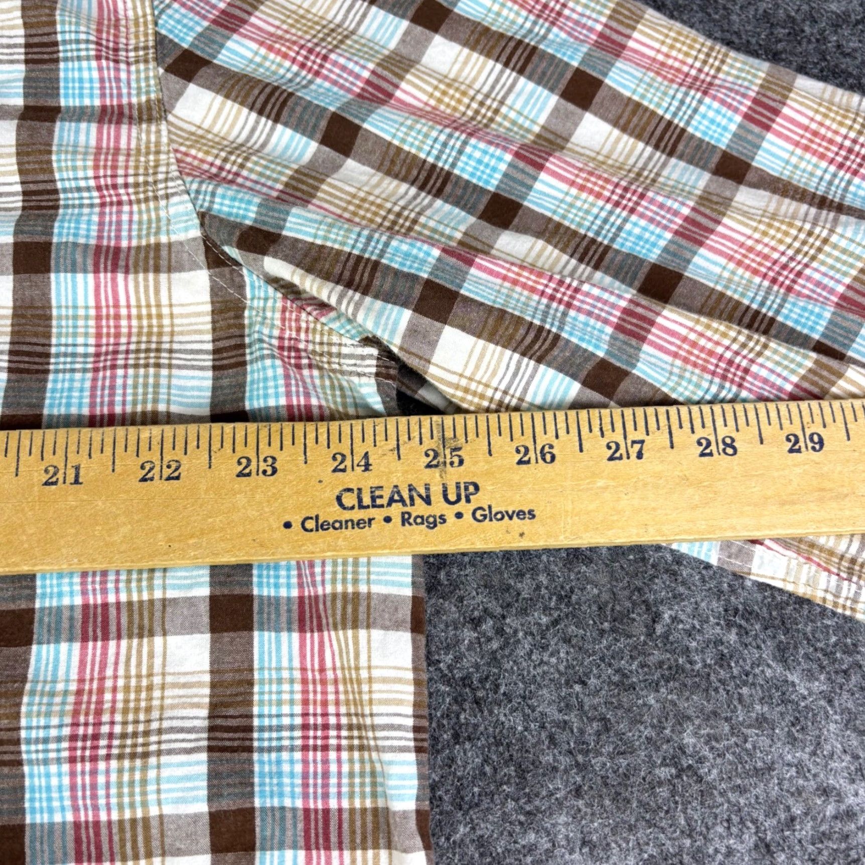 Aeropostale Aeropostale Mens Plaid Button-Up Shirt XL Long Sleeve Nylon? No, Cotton Western Shirt Button-Down 90s Vintage Casual Brown Size US XL / EU 56 / 4 - 4 Thumbnail