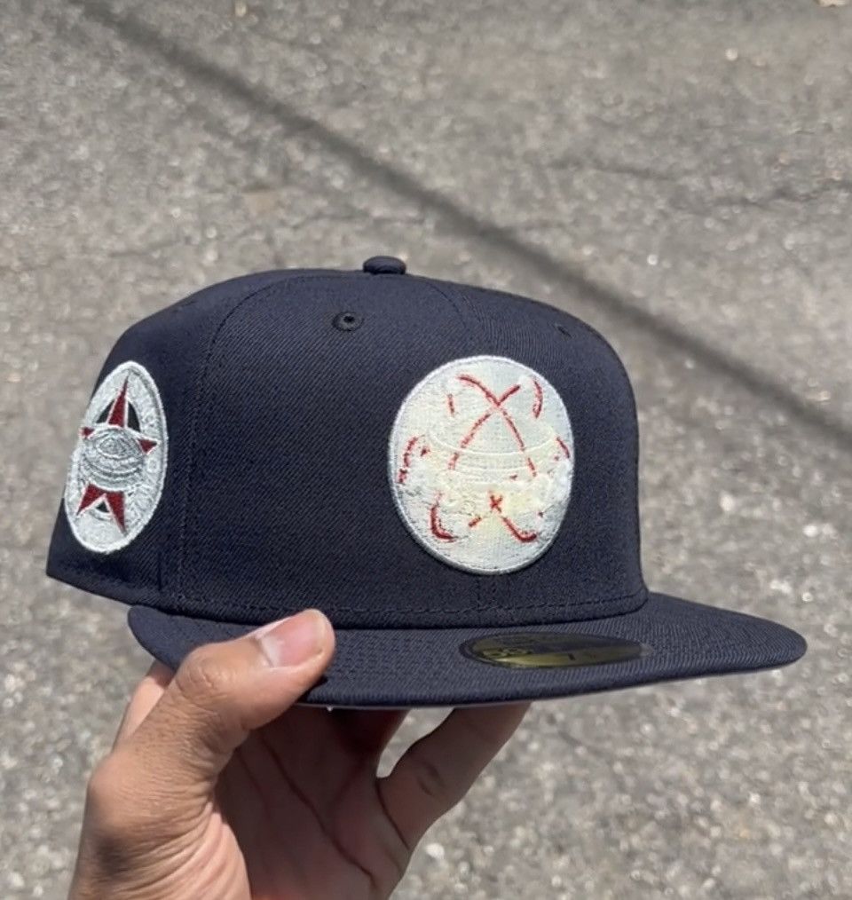 image of New Era Ecap City Houston Astros All Star Game Patch Size 7 1/8 B in White, Men's