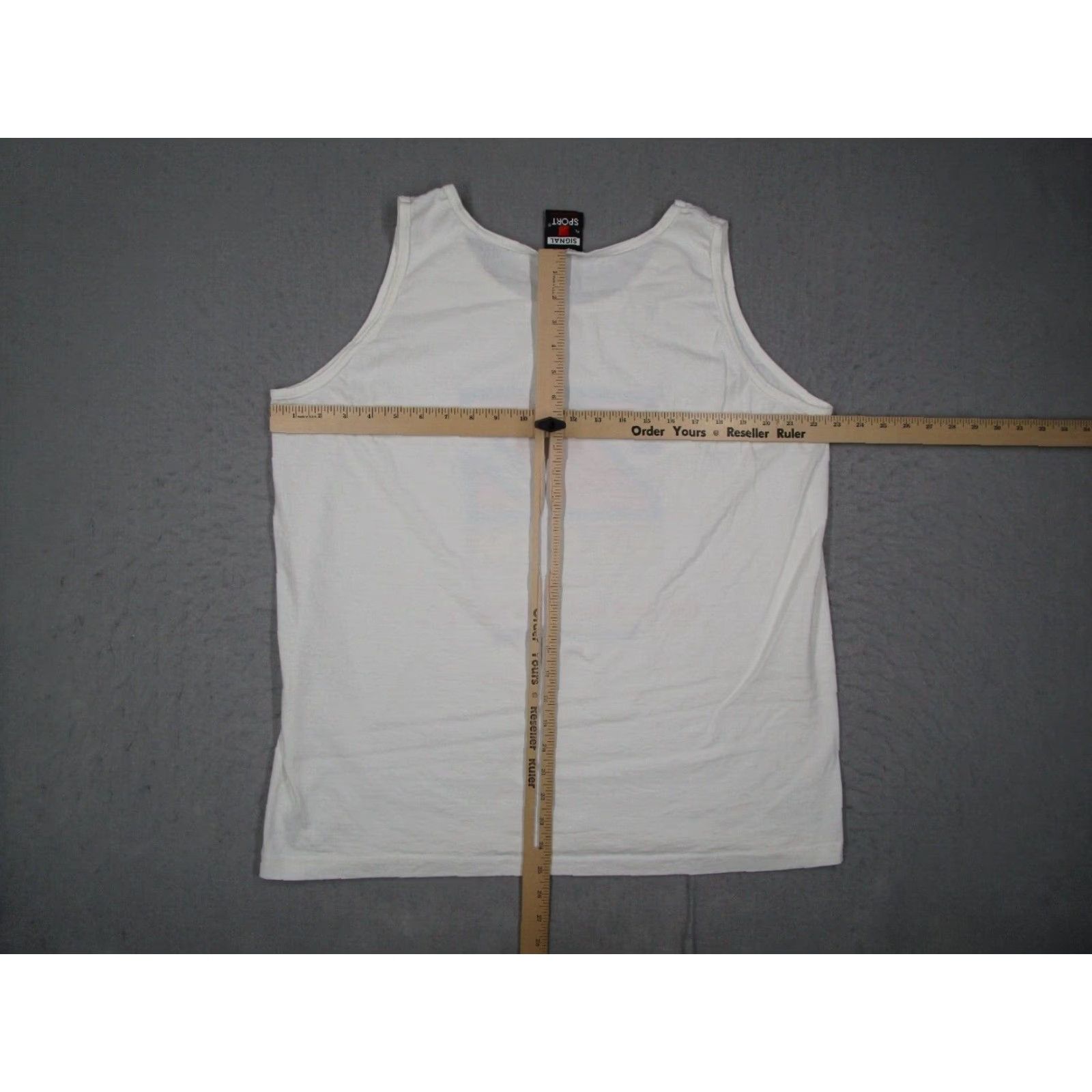 Vintage VINTAGE Signal Tank Top Mens Large White Country Music 90s Summer Concert Tee Size US L / EU 52-54 / 3 - 5 Thumbnail