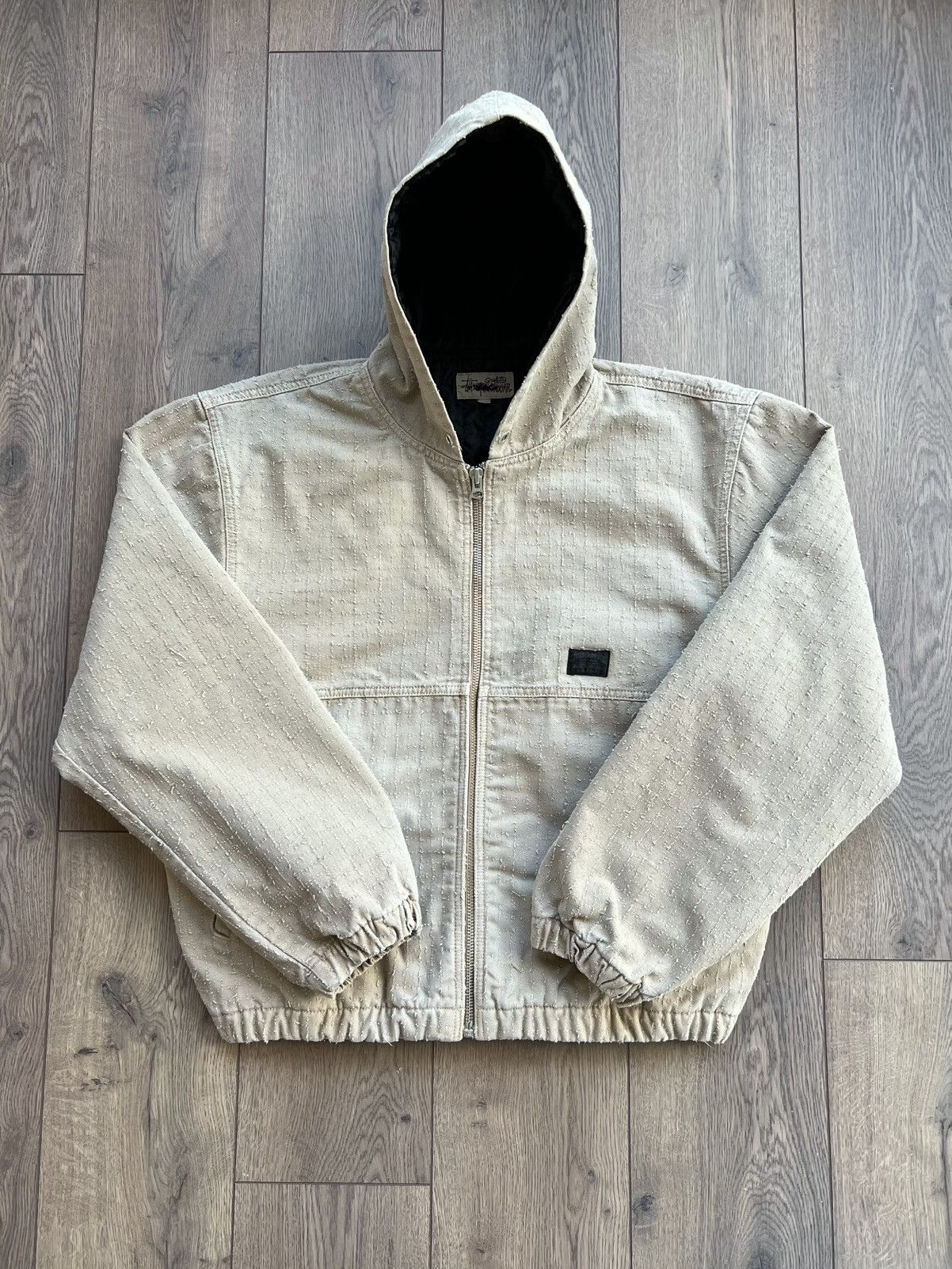 Stussy Stussy Canvas Needlepunch Work Jacket “Khaki” XL Size US XL / EU 56 / 4 - 2 Thumbnail