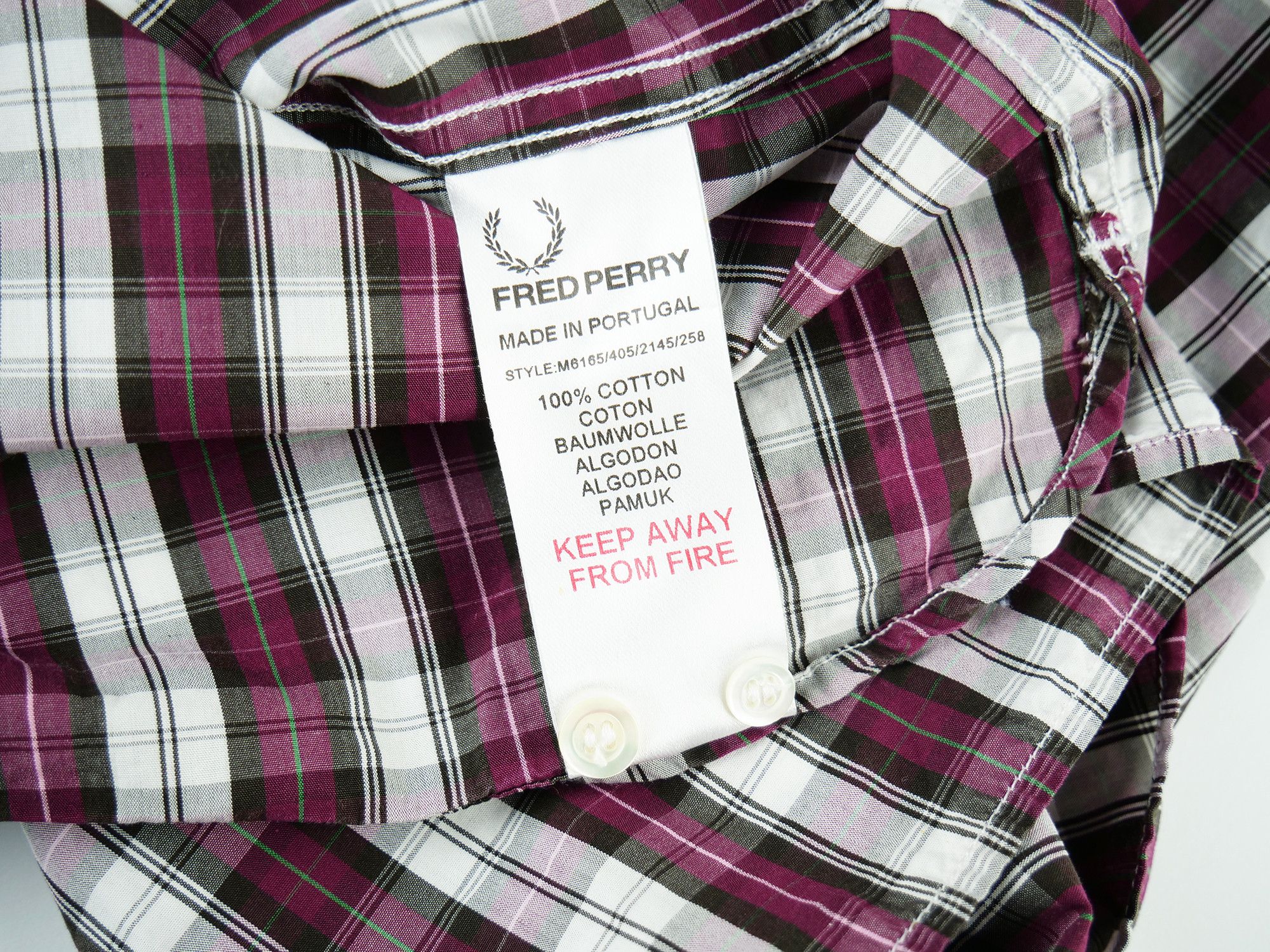 Fred Perry Fred Perry womens plaid shirt Size XS / US 0-2 / IT 36-38 - 7 Thumbnail