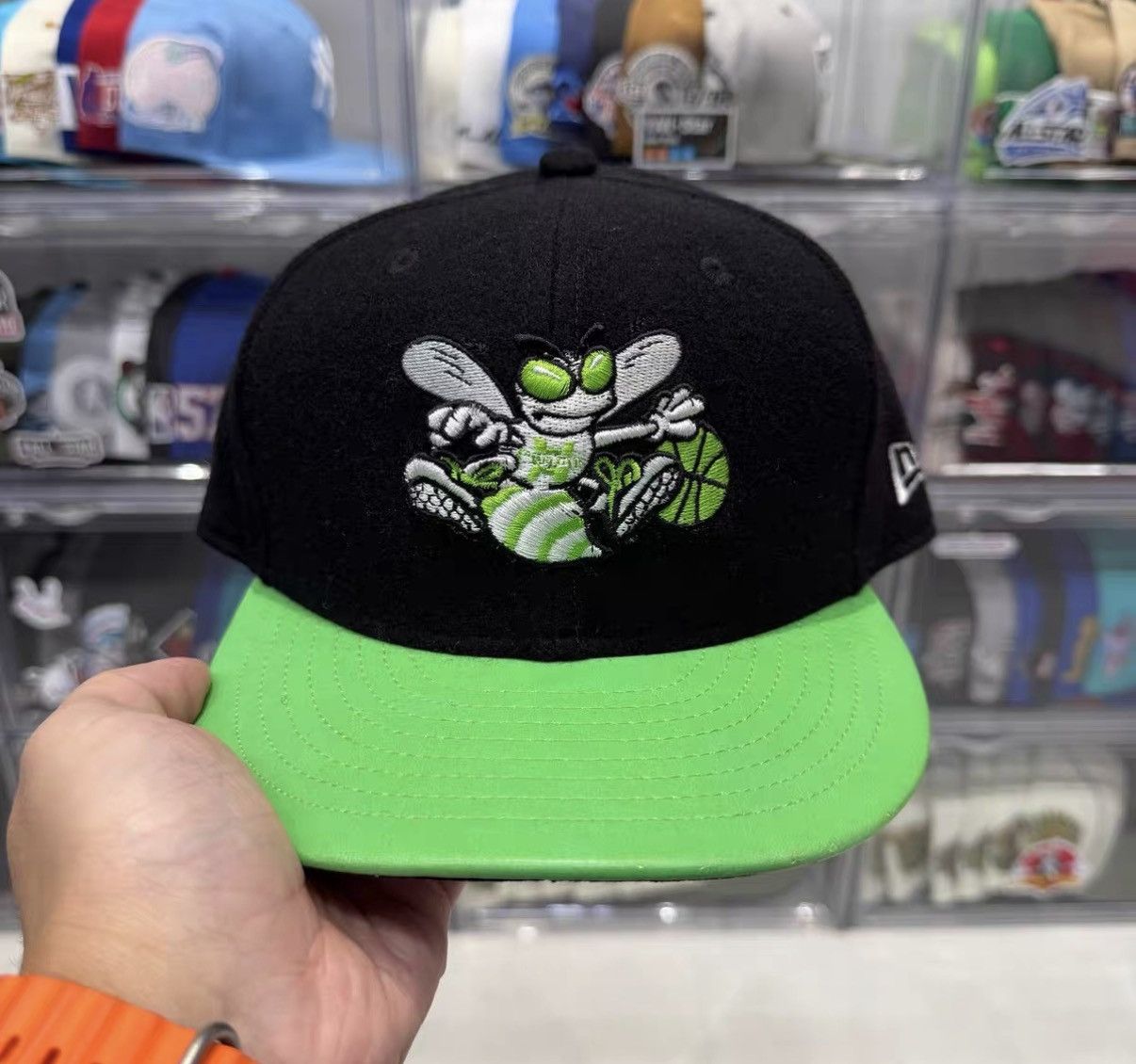 New Era New Era NBA Charlotte Hornets Flat Brim Baseball Cap J32 Size ONE SIZE - 1 Thumbnail