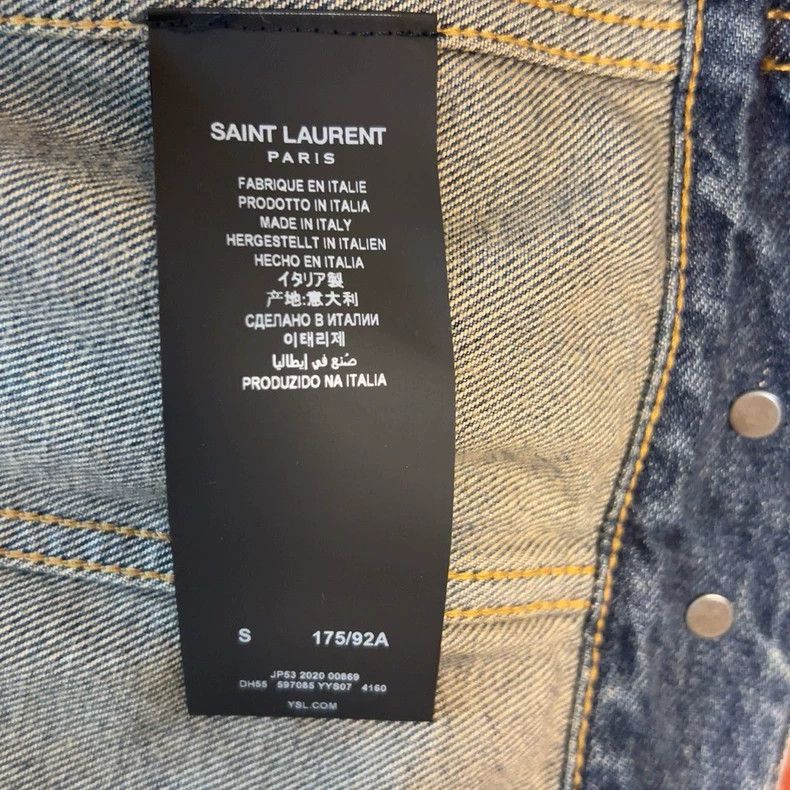Saint Laurent Paris Saint Laurent Classic Denim Jacket- Size US S / EU 44-46 / 1 - 4 Thumbnail