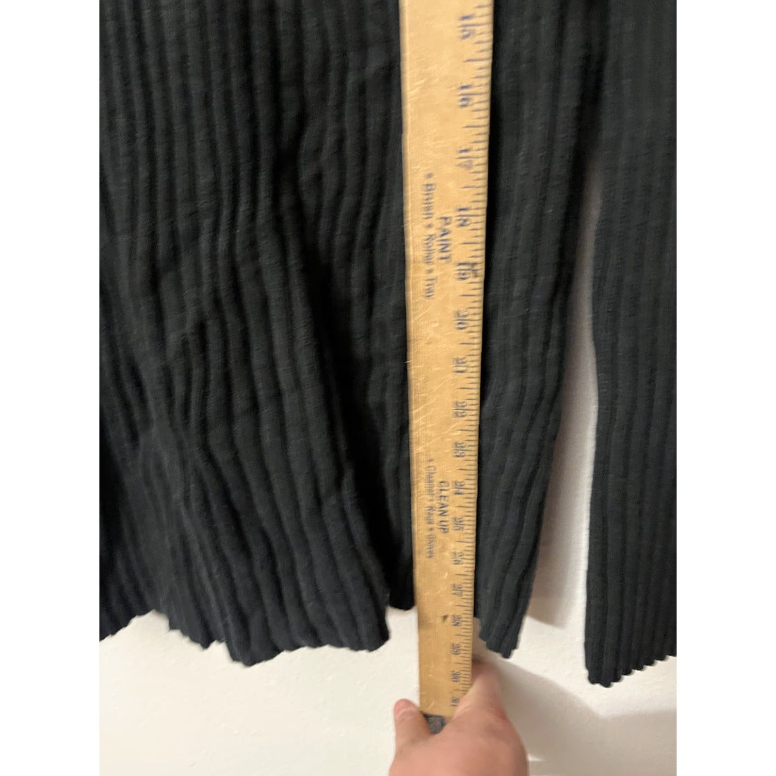 J.Crew J.CREW Pullover Hoodie Small Ribbed Heavy Black Solid V Neck Women Shirt/Hoody (Size S) Regular Knit Season: All 4 Size S / US 4 / IT 40 - 4 Thumbnail