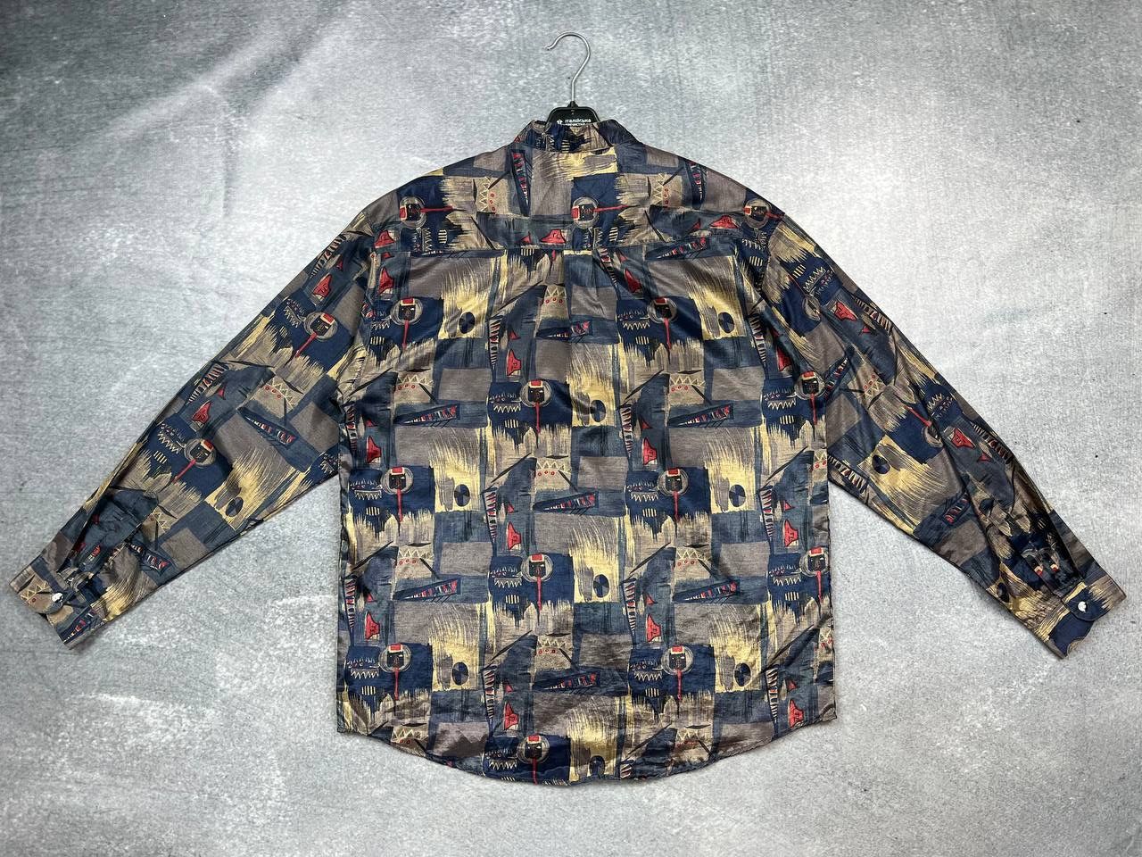 Vintage vintage 90s silk shirt Size US XL / EU 56 / 4 - 6 Thumbnail