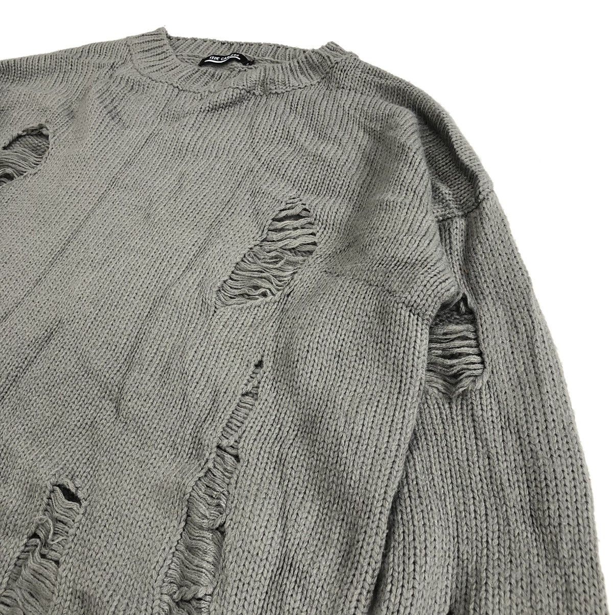 If Six Was Nine × Japanese Brand × Le Grande Bleu (L.G.B.) 2000s Tie Card Log Destroyer Grunge Lgb Punk Style Knitted Size US M / EU 48-50 / 2 - 8 Thumbnail