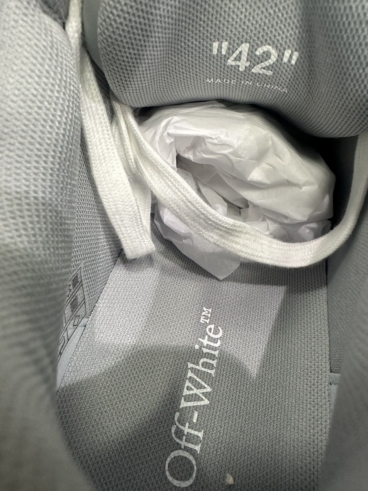 Off-White OFF-WHITE - Out of Office White Grey Sneakers Size US 9 / EU 42 - 6 Thumbnail