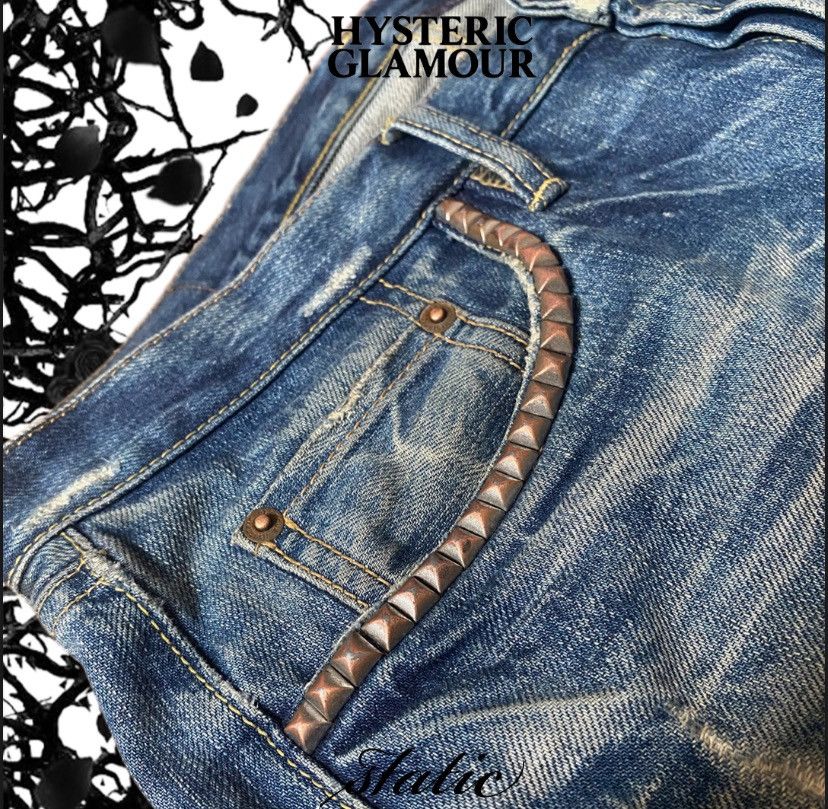Hysteric Glamour Hyseric Glamour Studded Denim Size US 32 / EU 48 - 3 Thumbnail