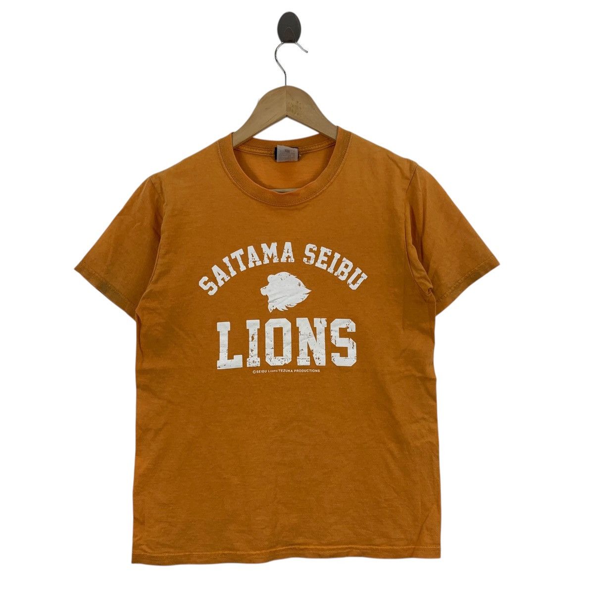 Vintage SAITAMA SEIBU LIONS Tezuka Production Anime Baseball Tshirt Size US S / EU 44-46 / 1 - 1 Thumbnail