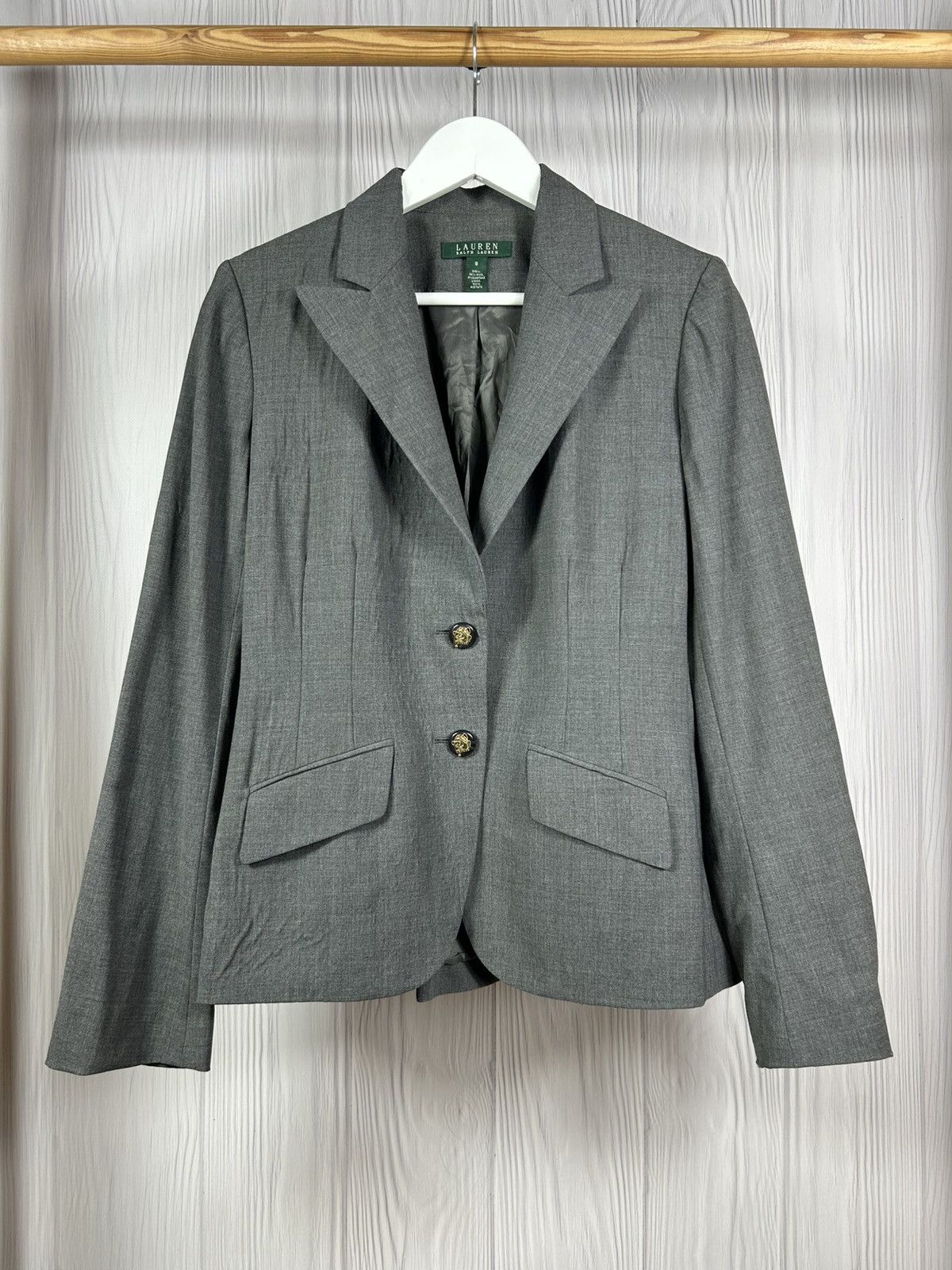 Lauren Ralph Lauren Lauren Ralph Lauren Wool BlazerJacket Horse Button Size 8 Size M / US 6-8 / IT 42-44 - 1 Thumbnail