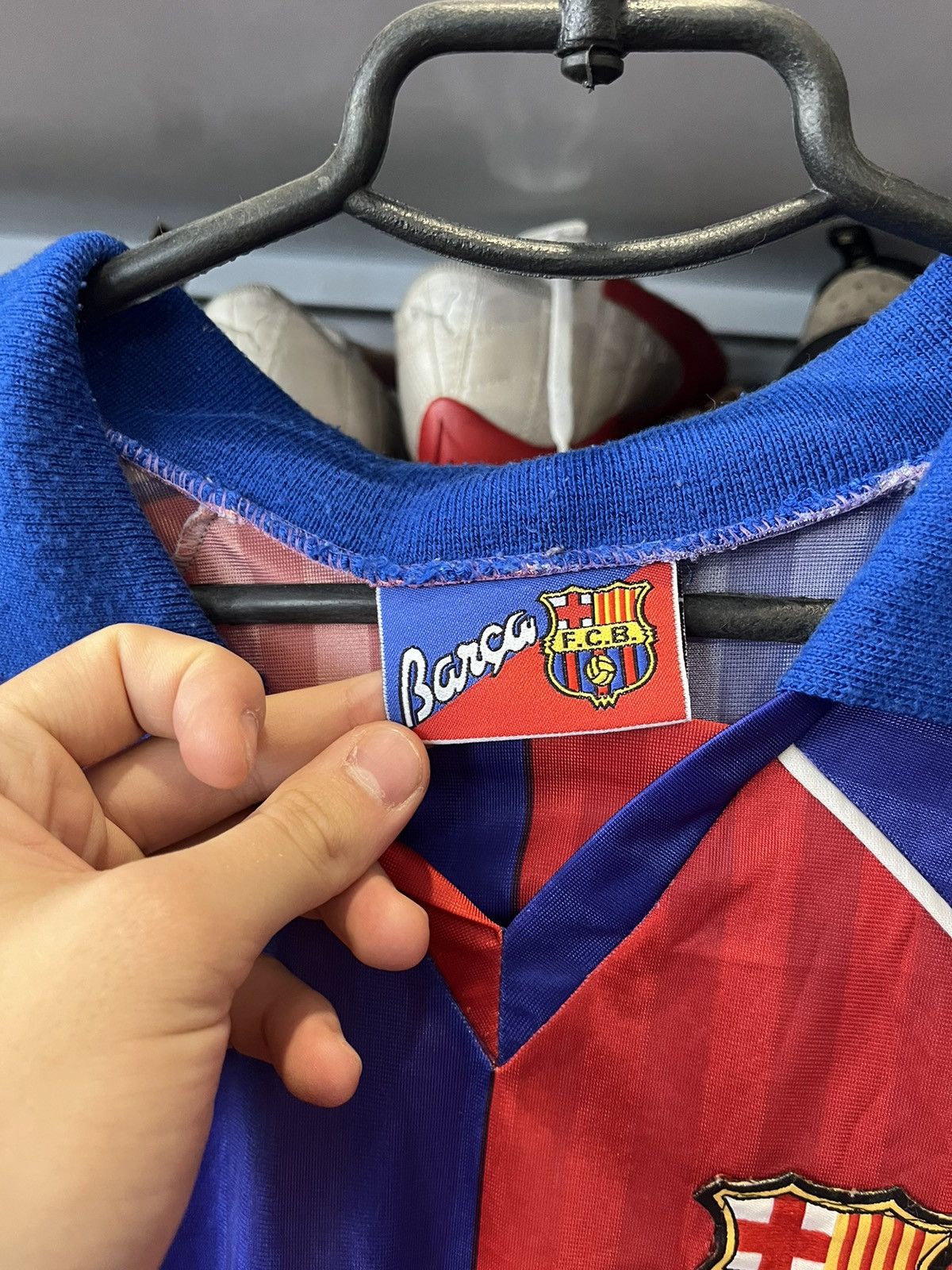 Vintage FC BARCELONA Vintage Romario #10 Football Soccer Jersey Size US L / EU 52-54 / 3 - 6 Thumbnail