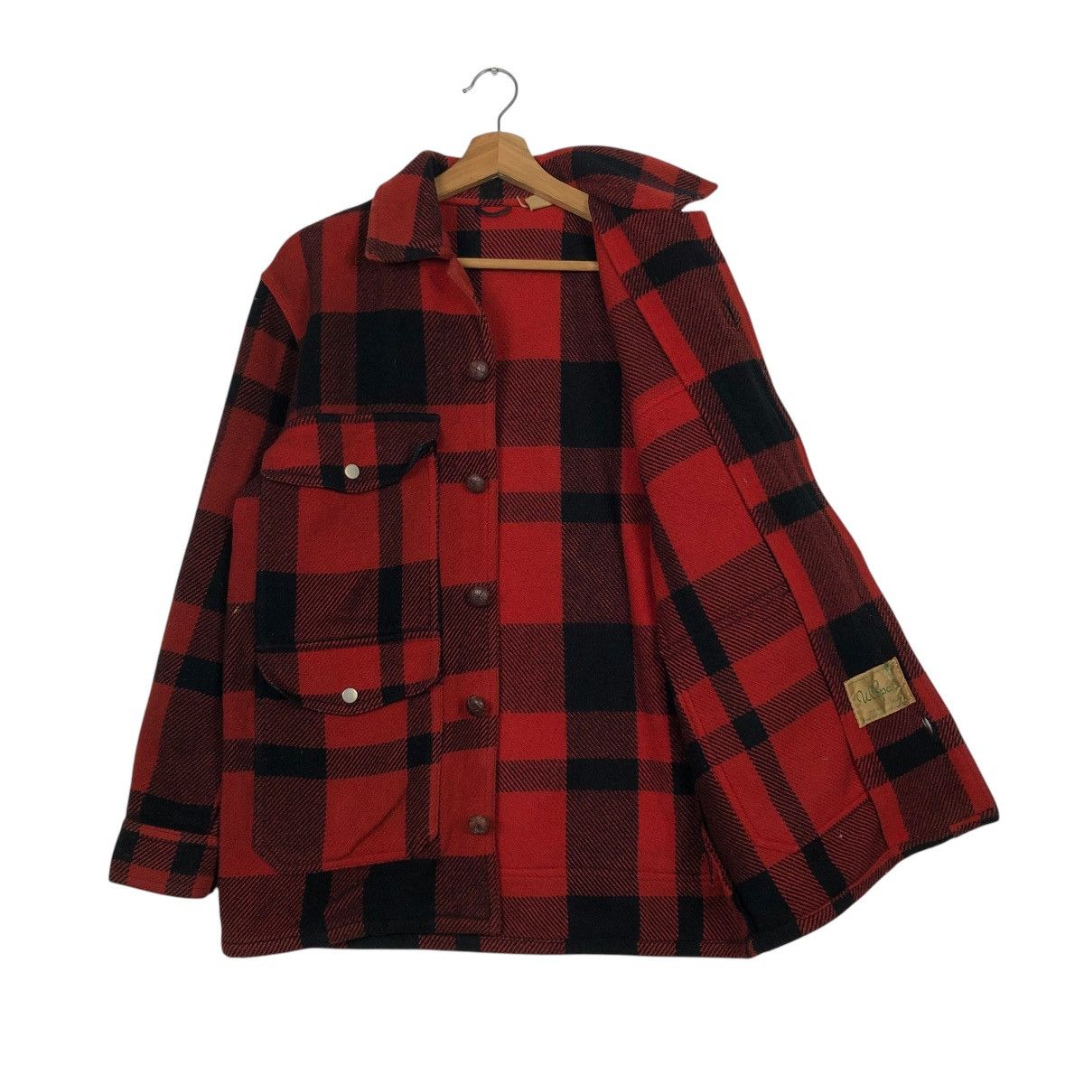 Japanese Brand 🔥VINTAGE WOOL CHORE JACKET MACKINAW KC SPORT FILSON TARTAN Size US M / EU 48-50 / 2 - 13 Thumbnail