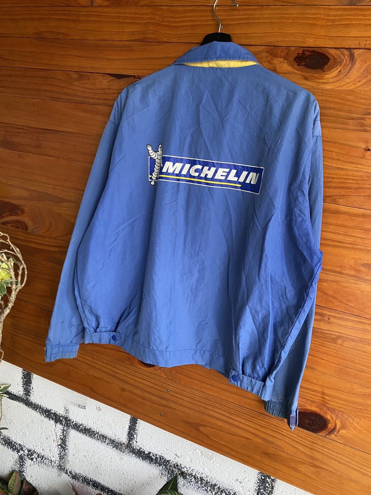 Vintage Vintage Michelin Blue Work Jacket Bibendum Logo Made Japan Size US L / EU 52-54 / 3 - 10 Thumbnail