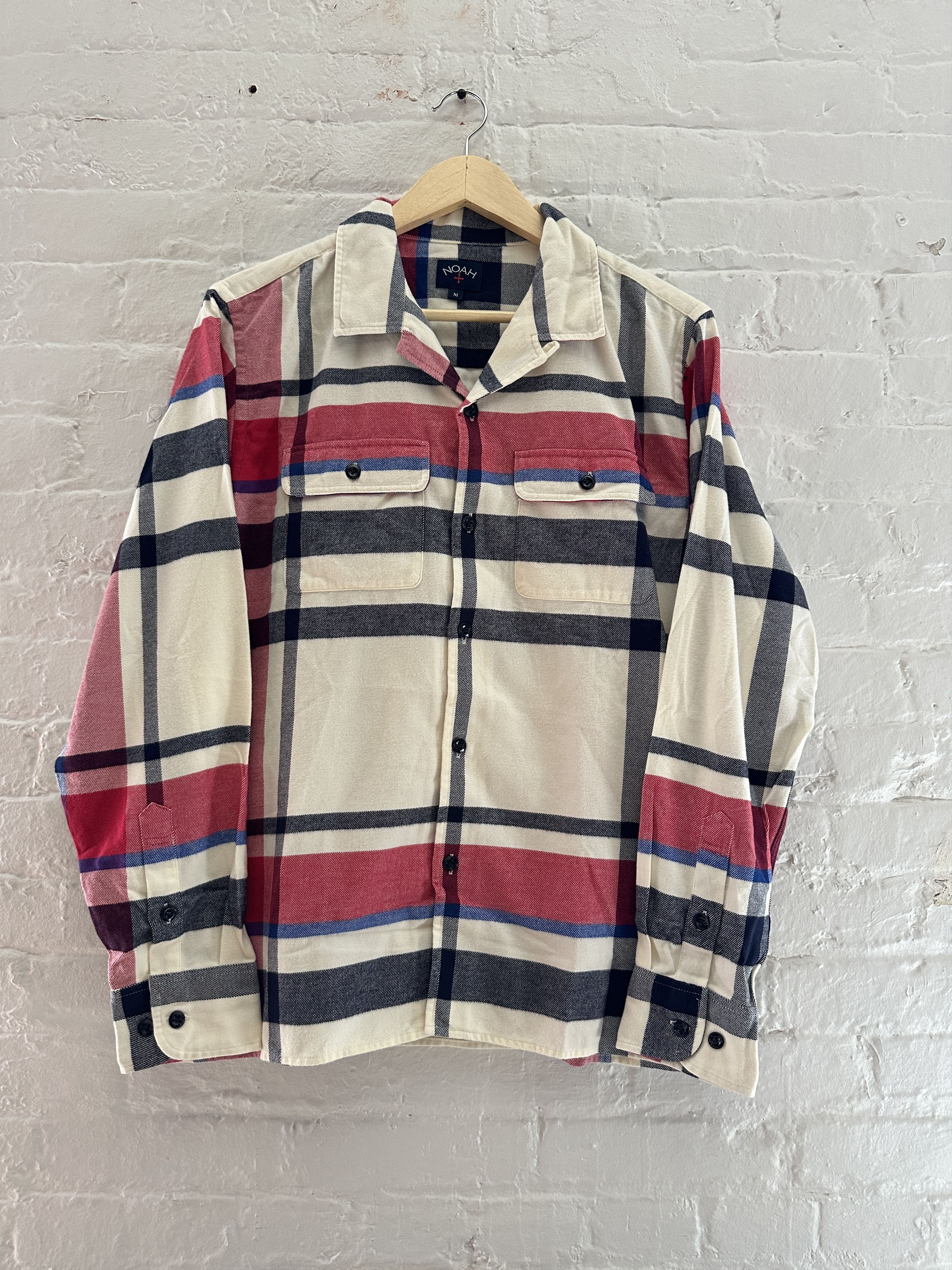 Noah Noah Brushed Camp Collar Shirt Size US M / EU 48-50 / 2 - 1 Thumbnail