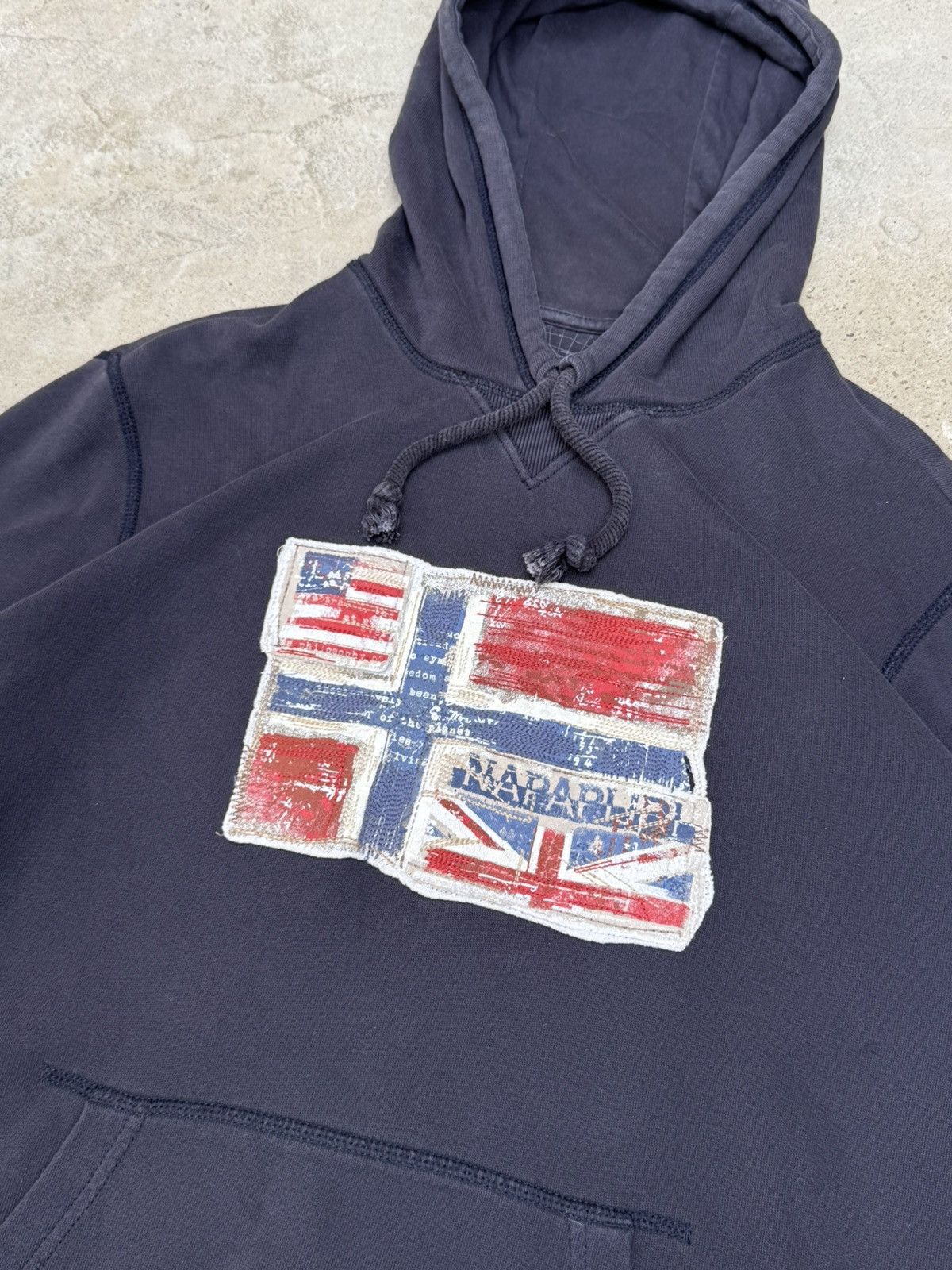 Napapijri VINTAGE NAPAPIJRI FLAG HOODIE Size US S / EU 44-46 / 1 - 6 Thumbnail