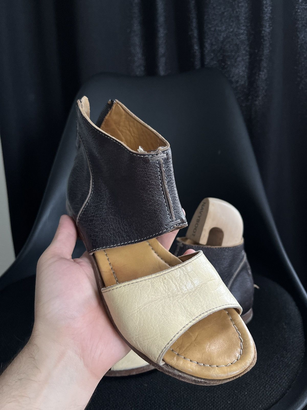 MoMA MoMa Leather Roman Style Sandals Size US 7 / IT 37 - 16 Thumbnail