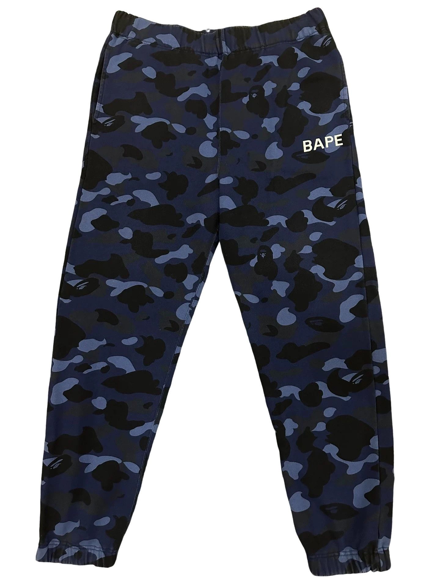 Bape A Bathing Ape Blue Camo Sweatpants Size 2XL Size US 38 / EU 54 - 1 Thumbnail