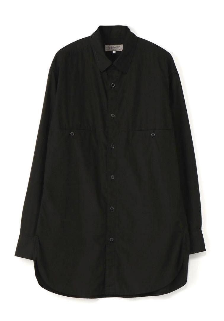 Yohji Yamamoto Yohji Yamamoto Pour Homme Black Double Loop Blouse Size US M / EU 48-50 / 2 - 1 Preview