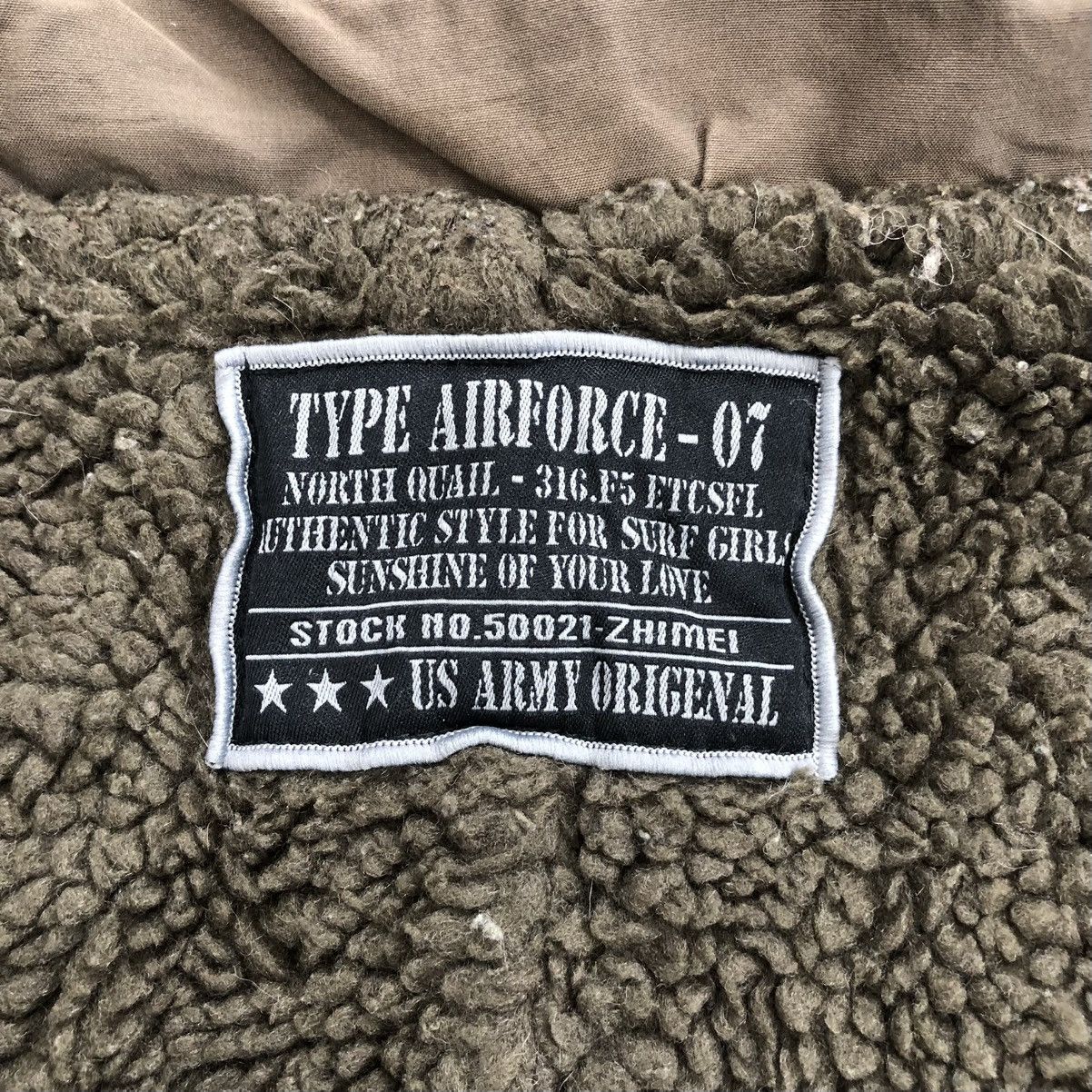 If Six Was Nine 2000s Type Air Force 07 Washed Bondage Lgb Goa Bono Jacket Size US L / EU 52-54 / 3 - 6 Thumbnail