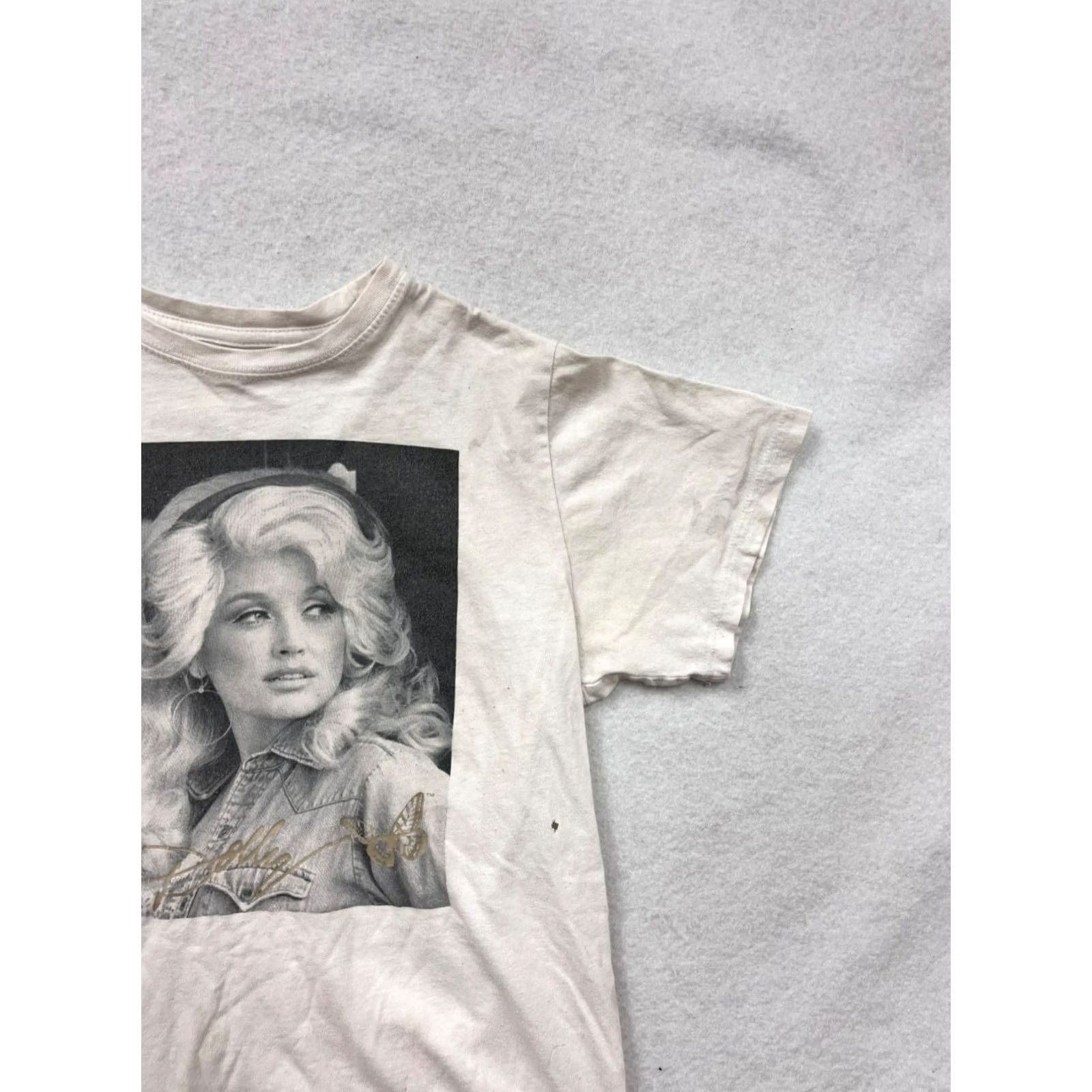 Vintage Dolly Parton Graphic Tee Womens XS Vintage Style Shirt Size XS / US 0-2 / IT 36-38 - 5 Thumbnail