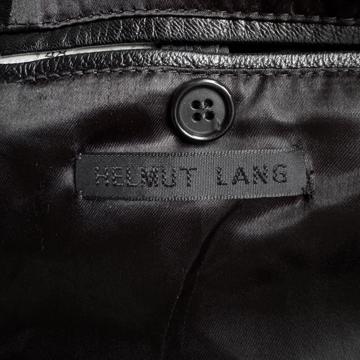 Helmut Lang Helmut Lang 1990’s Black Leather Blazer Jacket Size US M / EU 48-50 / 2 - 11 Thumbnail