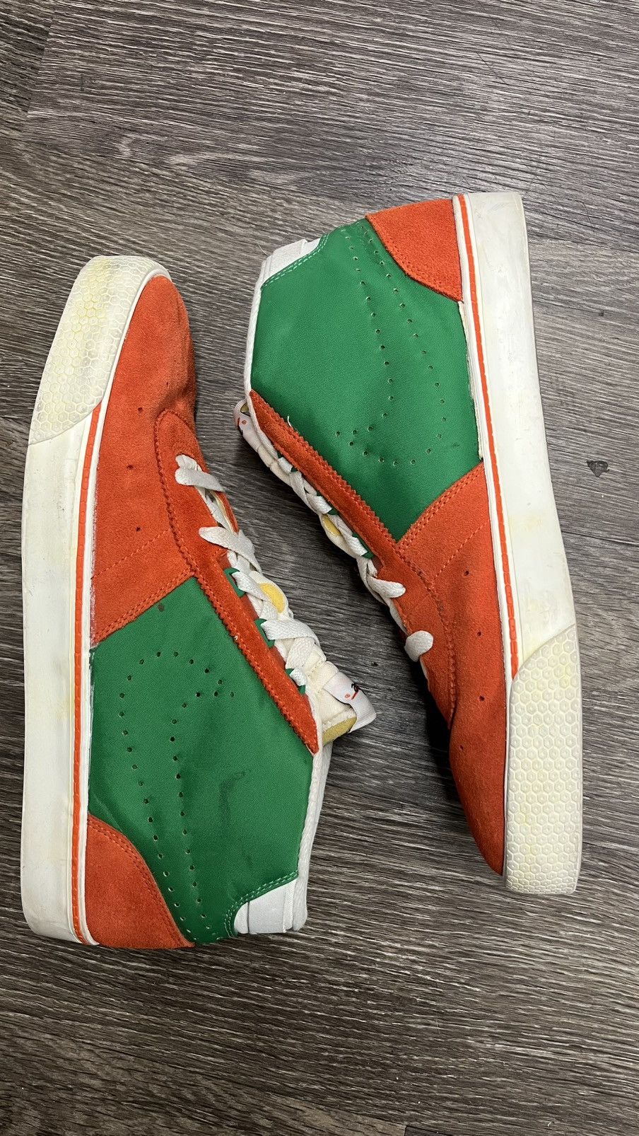 Nike Nike Hachi ND QS High “Team Orange Victory Green” 2011 Size US 12 / EU 45 - 1 Thumbnail